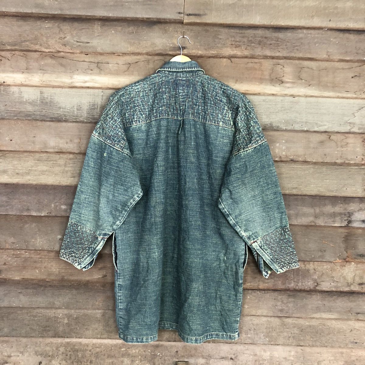 Indigo Japan vintage indigo Blue Denim Jacket #c1008 Size US XL / EU 56 / 4 - 14 Thumbnail