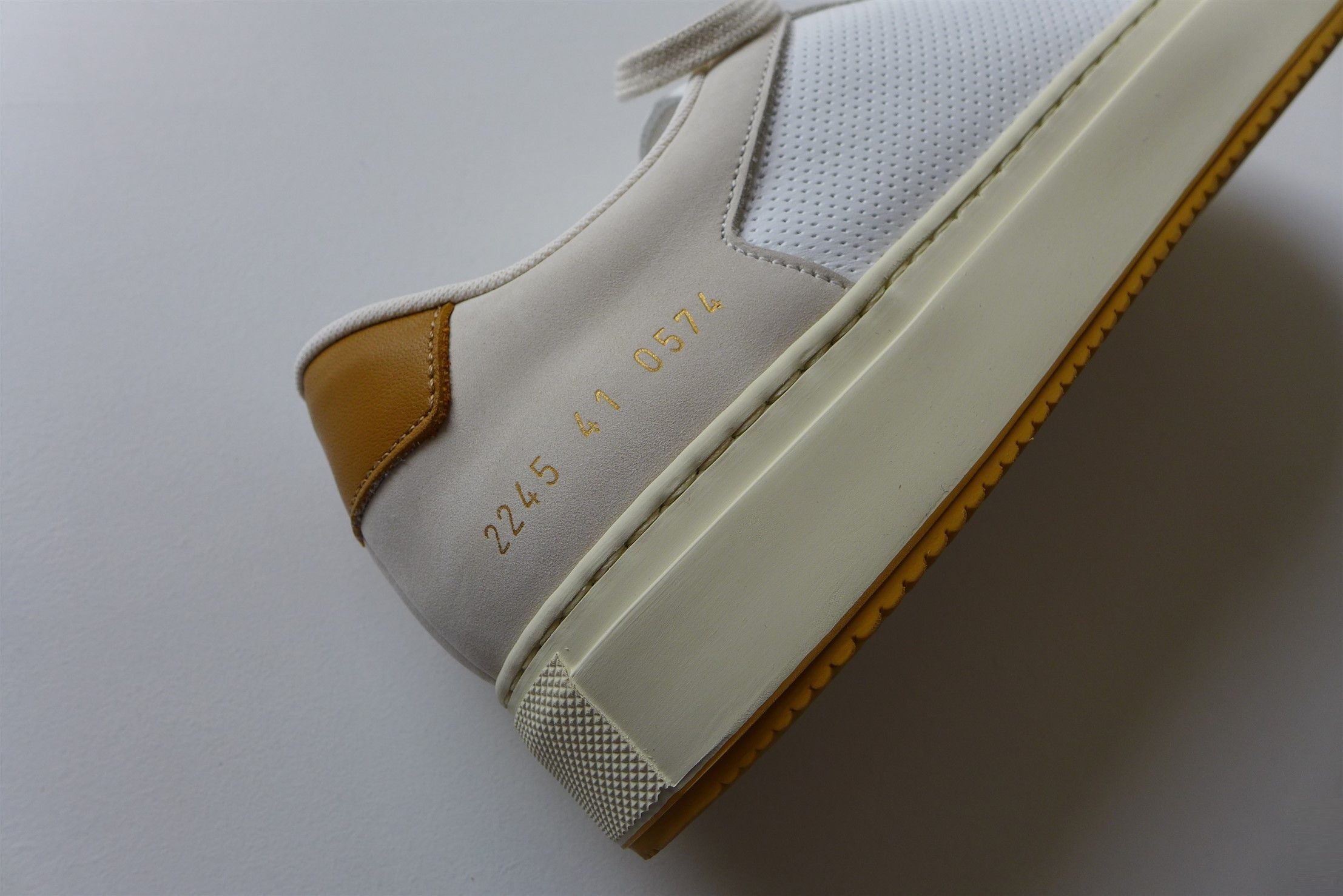 Common Projects Common Projects Retro 70s Sneakers - White Yellow Size US 8 / EU 41 - 6 Thumbnail