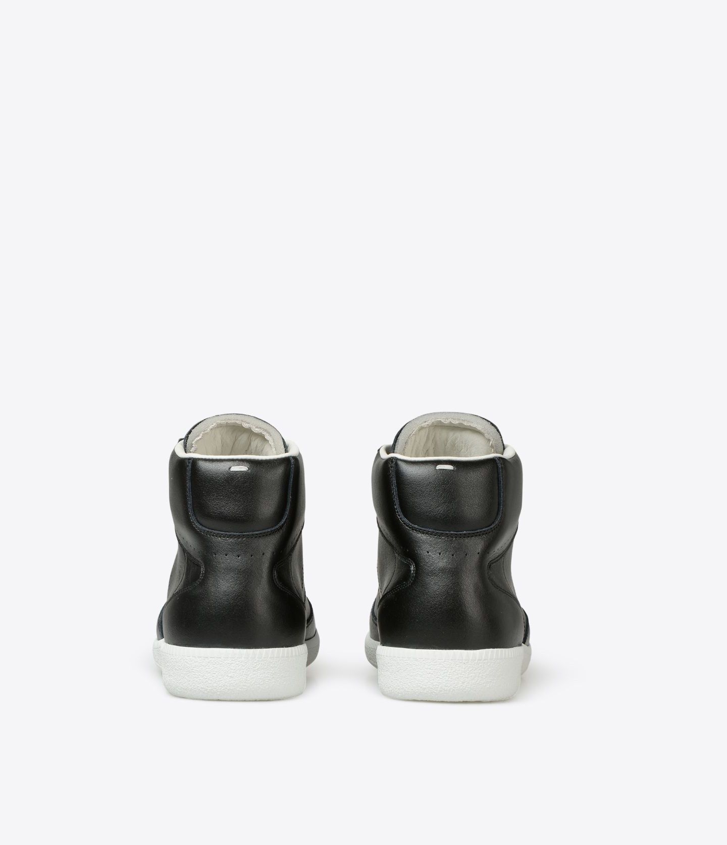 Maison Margiela Margiela Ace Mid Sneakers - Black Calf Leather Size US 8 / EU 41 - 3 Thumbnail