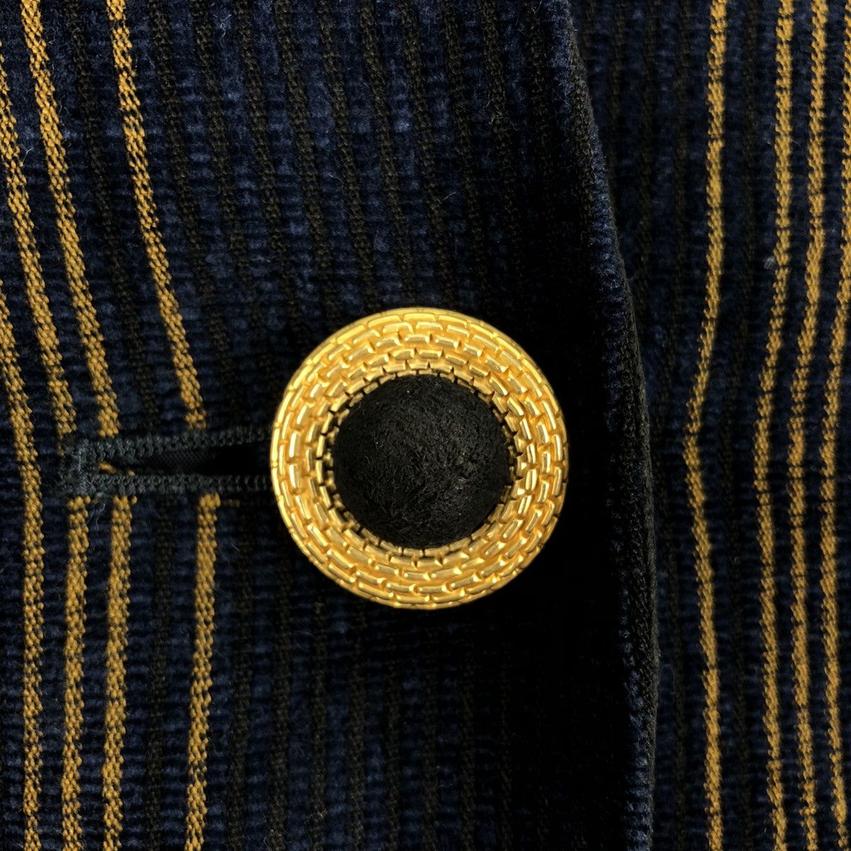 Japanese Brand Vintage 80's Cardigan Jacket Striped by Emma Chezmoi Size M / US 6-8 / IT 42-44 - 7 Thumbnail