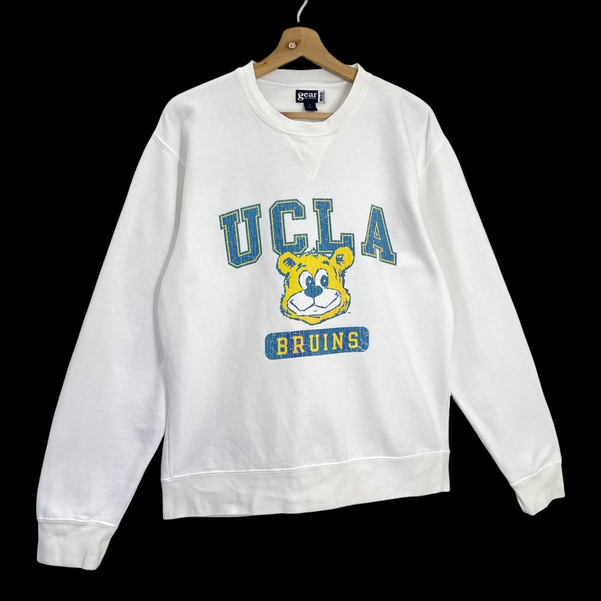 Vintage Vintage 90s UCLA Bruins Crewneck Sweatshirt Size M Size US M / EU 48-50 / 2 - 2 Thumbnail
