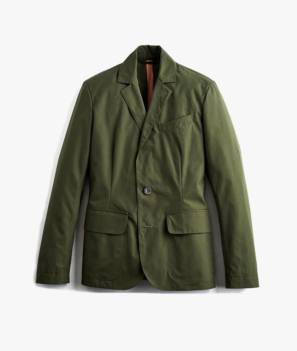 Private White V.C. Private White V.C. Ventile Travel Blazer - Olive Size US S / EU 44-46 / 1 - 2 Thumbnail