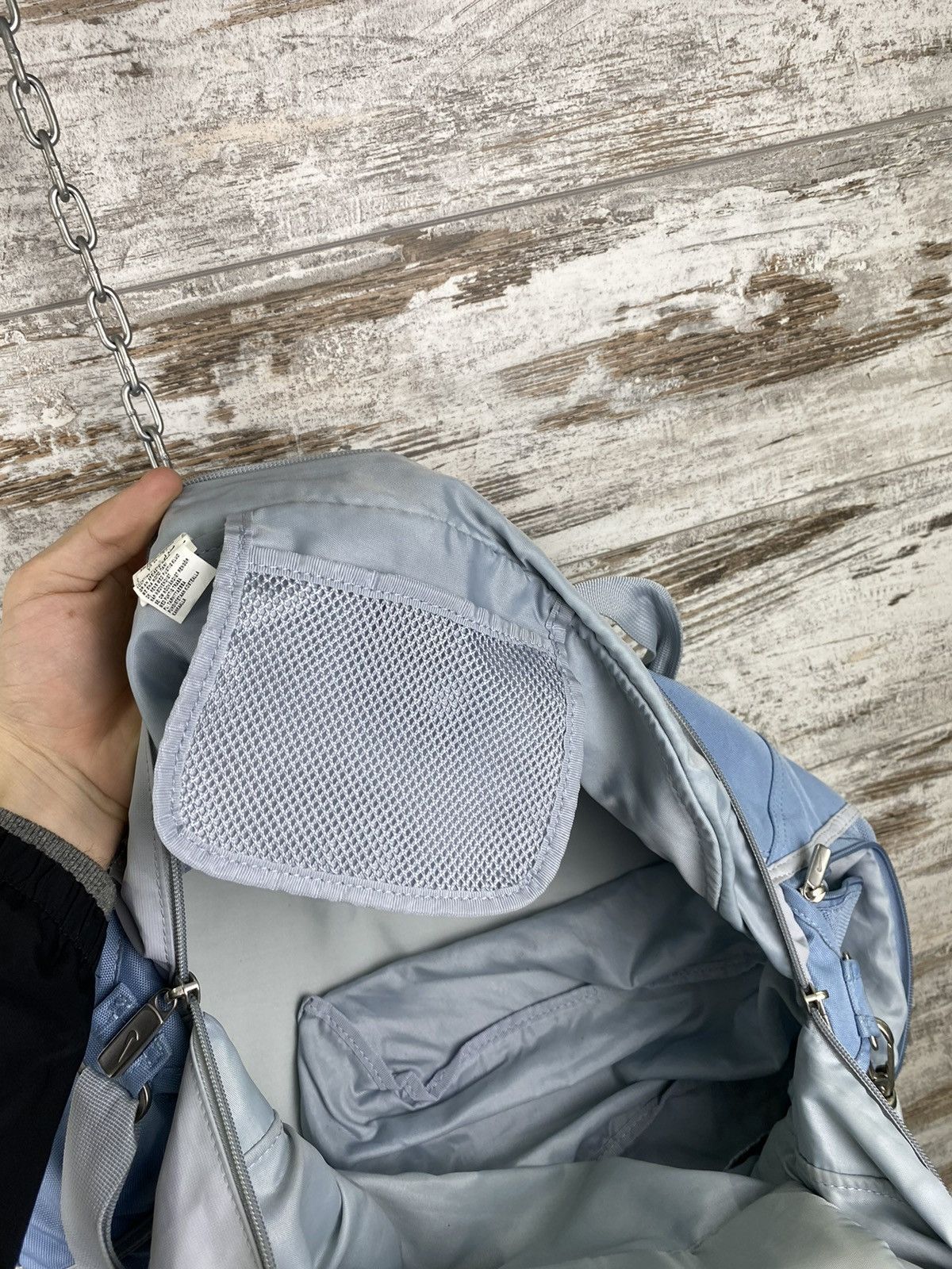 Nike × Vintage Vintage 90s 🔥 Nike travel bag y2k swoosh duffer slim rare Size ONE SIZE - 21 Thumbnail