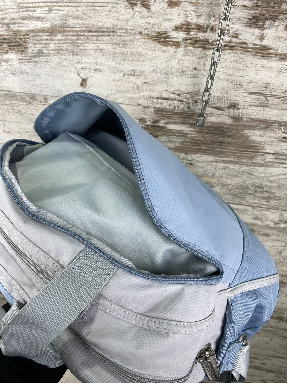 Nike × Vintage Vintage 90s 🔥 Nike travel bag y2k swoosh duffer slim rare Size ONE SIZE - 19 Thumbnail
