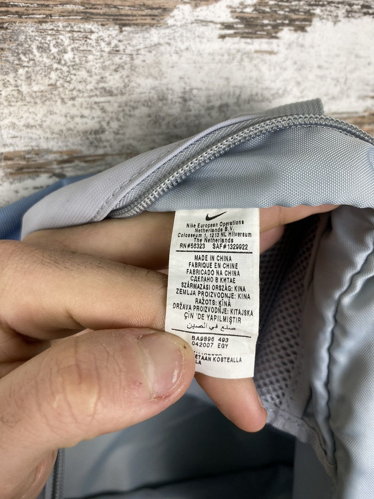 Nike × Vintage Vintage 90s 🔥 Nike travel bag y2k swoosh duffer slim rare Size ONE SIZE - 22 Thumbnail