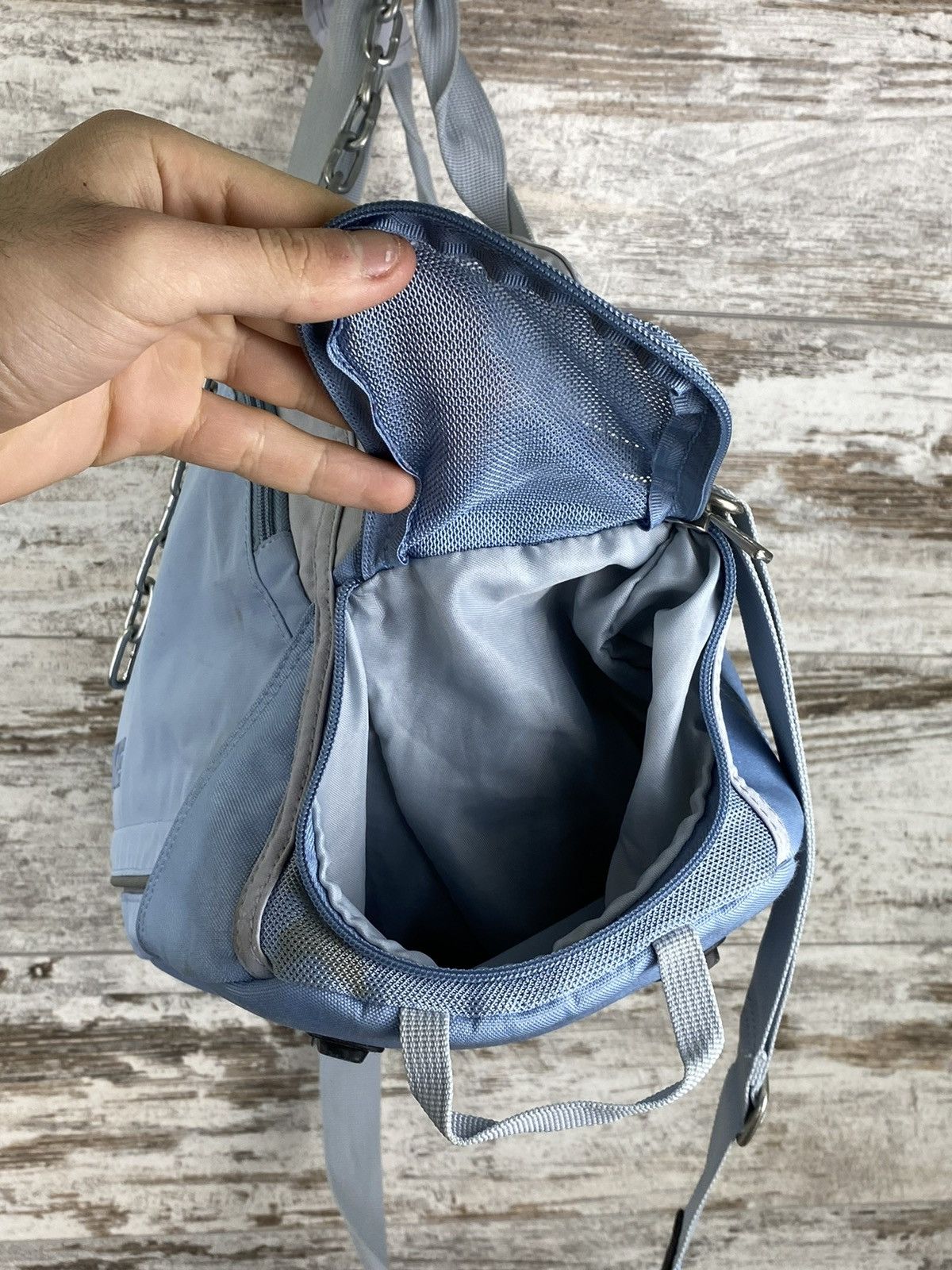Nike × Vintage Vintage 90s 🔥 Nike travel bag y2k swoosh duffer slim rare Size ONE SIZE - 13 Thumbnail