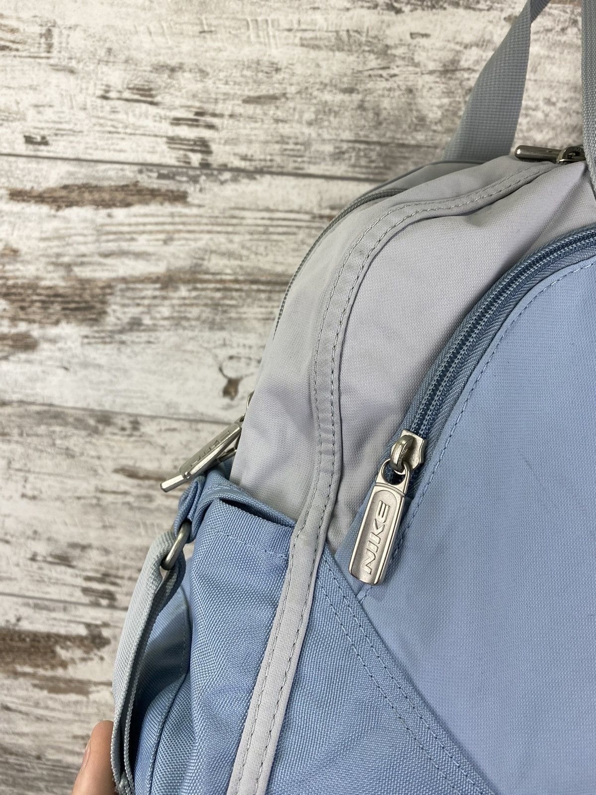Nike × Vintage Vintage 90s 🔥 Nike travel bag y2k swoosh duffer slim rare Size ONE SIZE - 6 Thumbnail