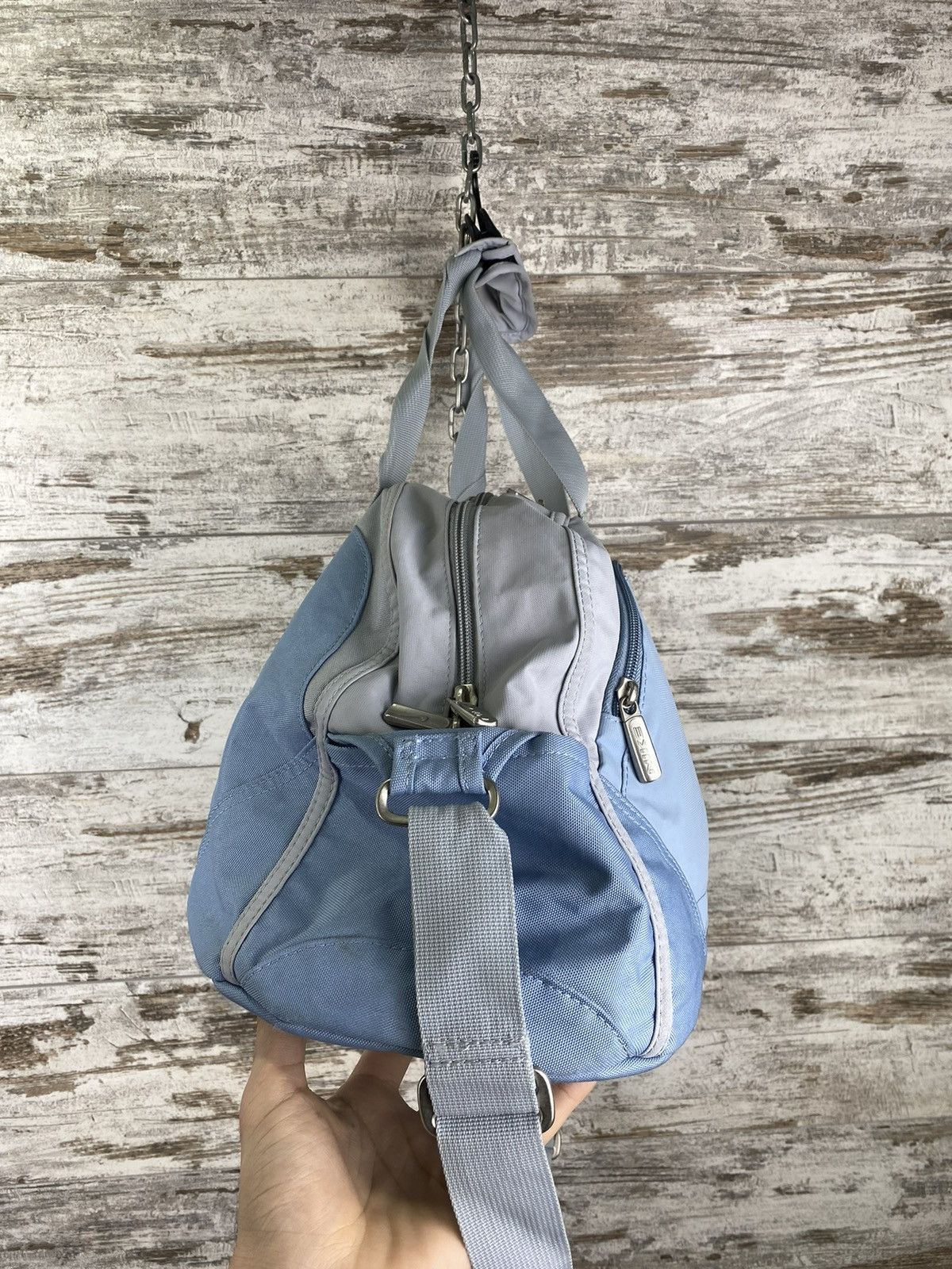 Nike × Vintage Vintage 90s 🔥 Nike travel bag y2k swoosh duffer slim rare Size ONE SIZE - 7 Thumbnail