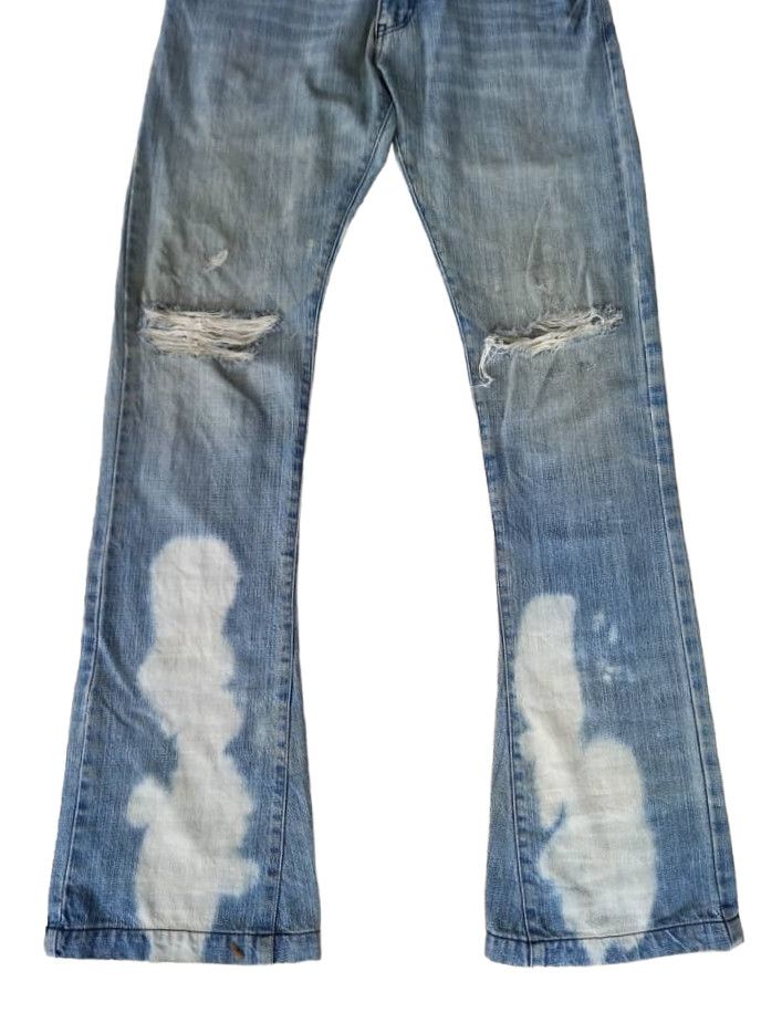 Japanese Brand Hysteric Glamour Style Distressed Flared Size US 33 - 3 Thumbnail