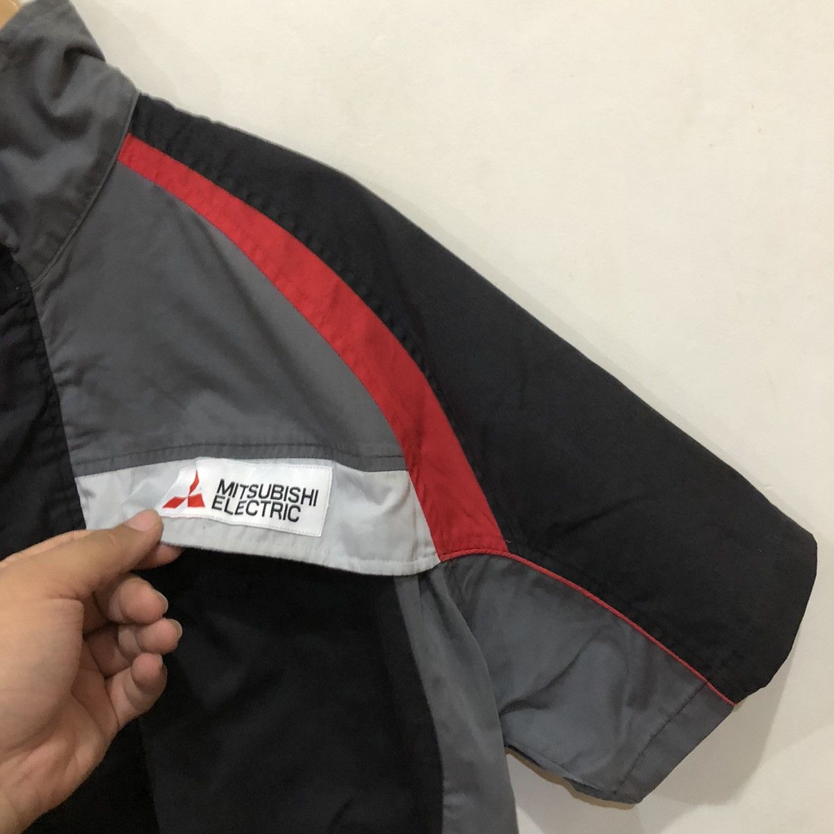 Vintage Mitsubishi Electric Chore Work Short Sleeve Light Jacket Size US M / EU 48-50 / 2 - 6 Thumbnail