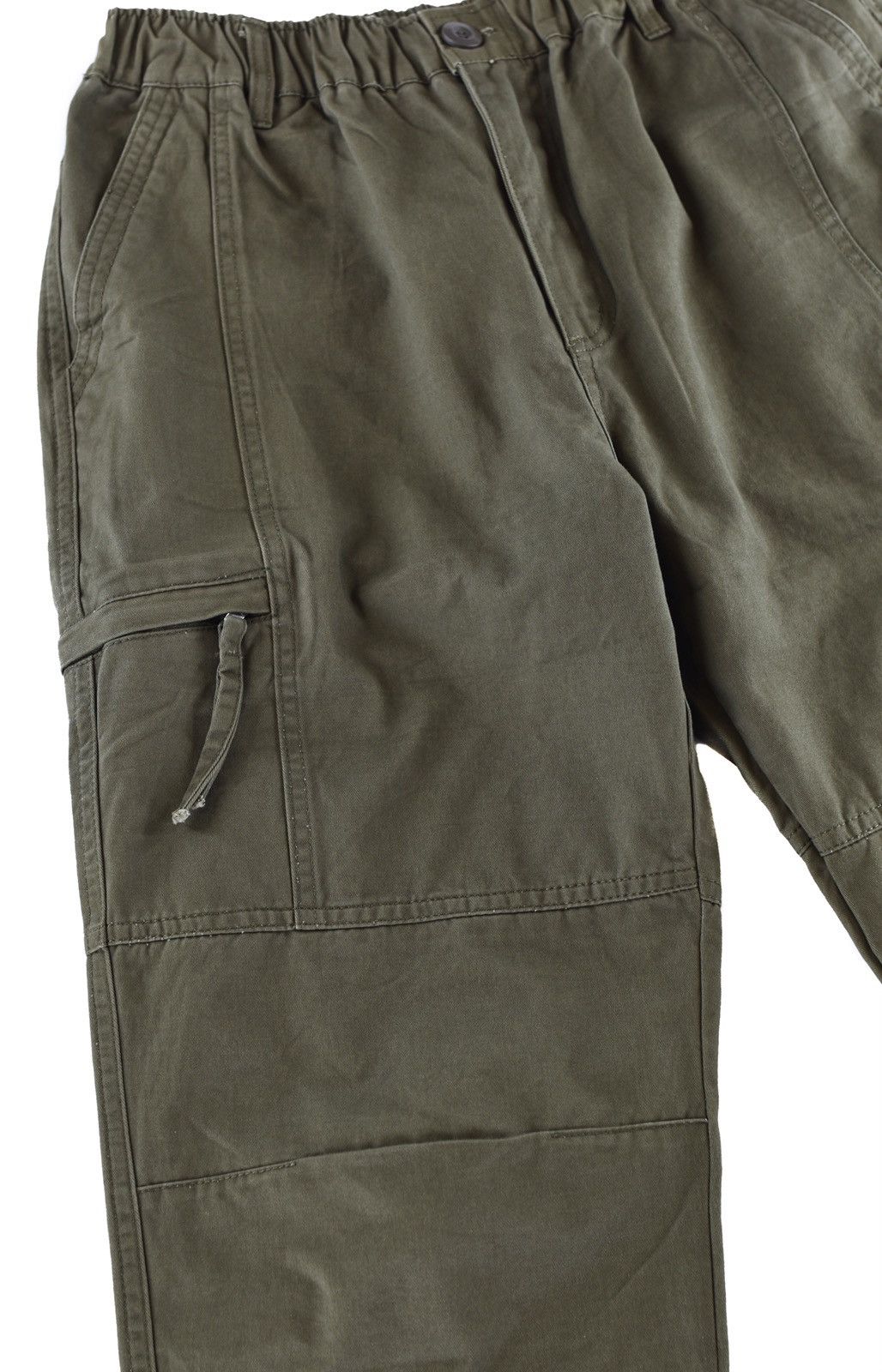 Japanese Brand Zip Cargo Pants Olive Green Size US 38 / EU 54 - 6 Thumbnail