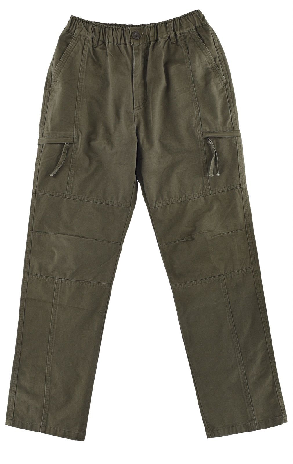 Japanese Brand Zip Cargo Pants Olive Green Size US 38 / EU 54 - 5 Thumbnail