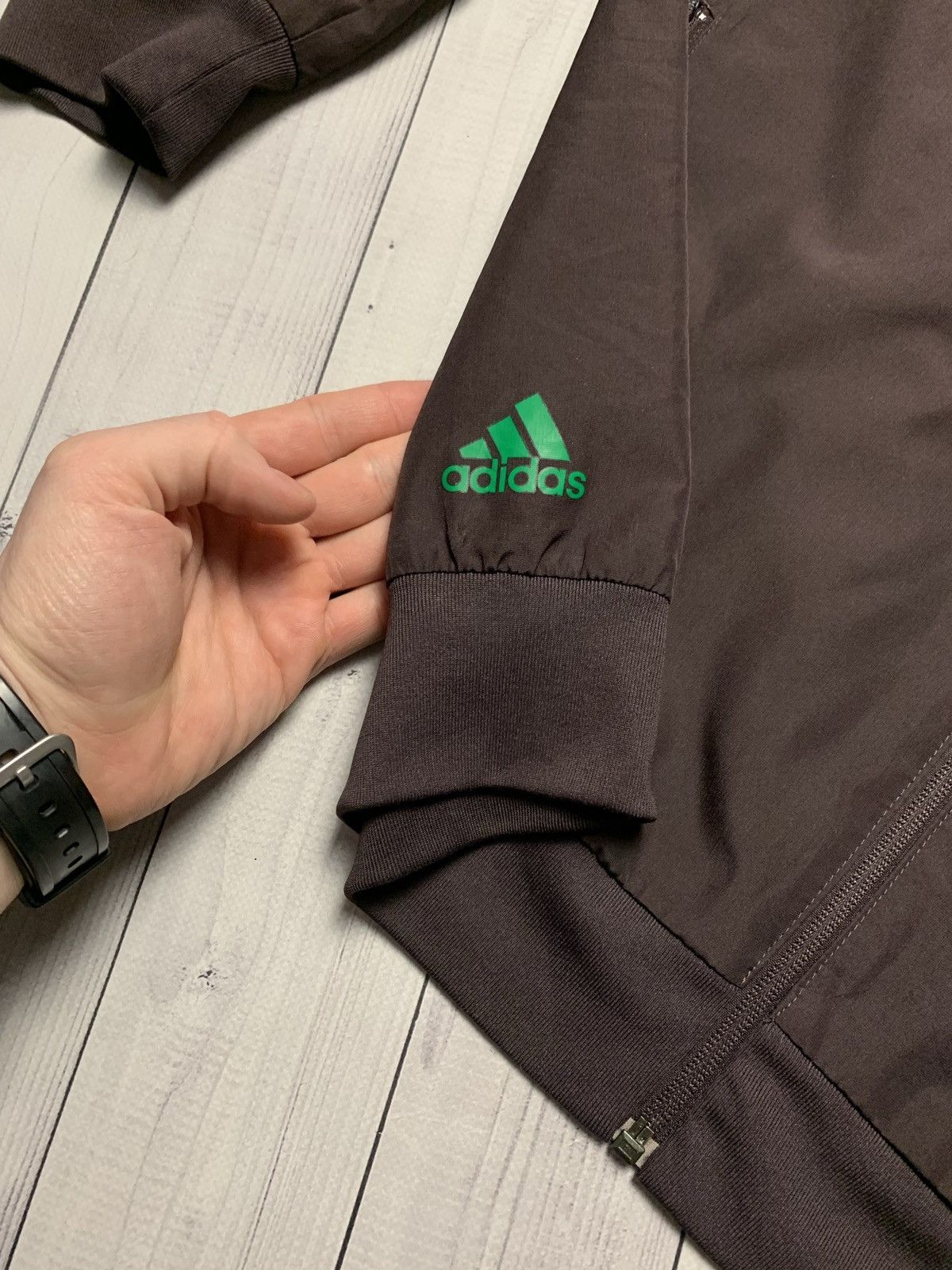 Adidas × Vintage Vintage AC Milan soccer track jacket adidas size S/M Size US S / EU 44-46 / 1 - 2 Thumbnail