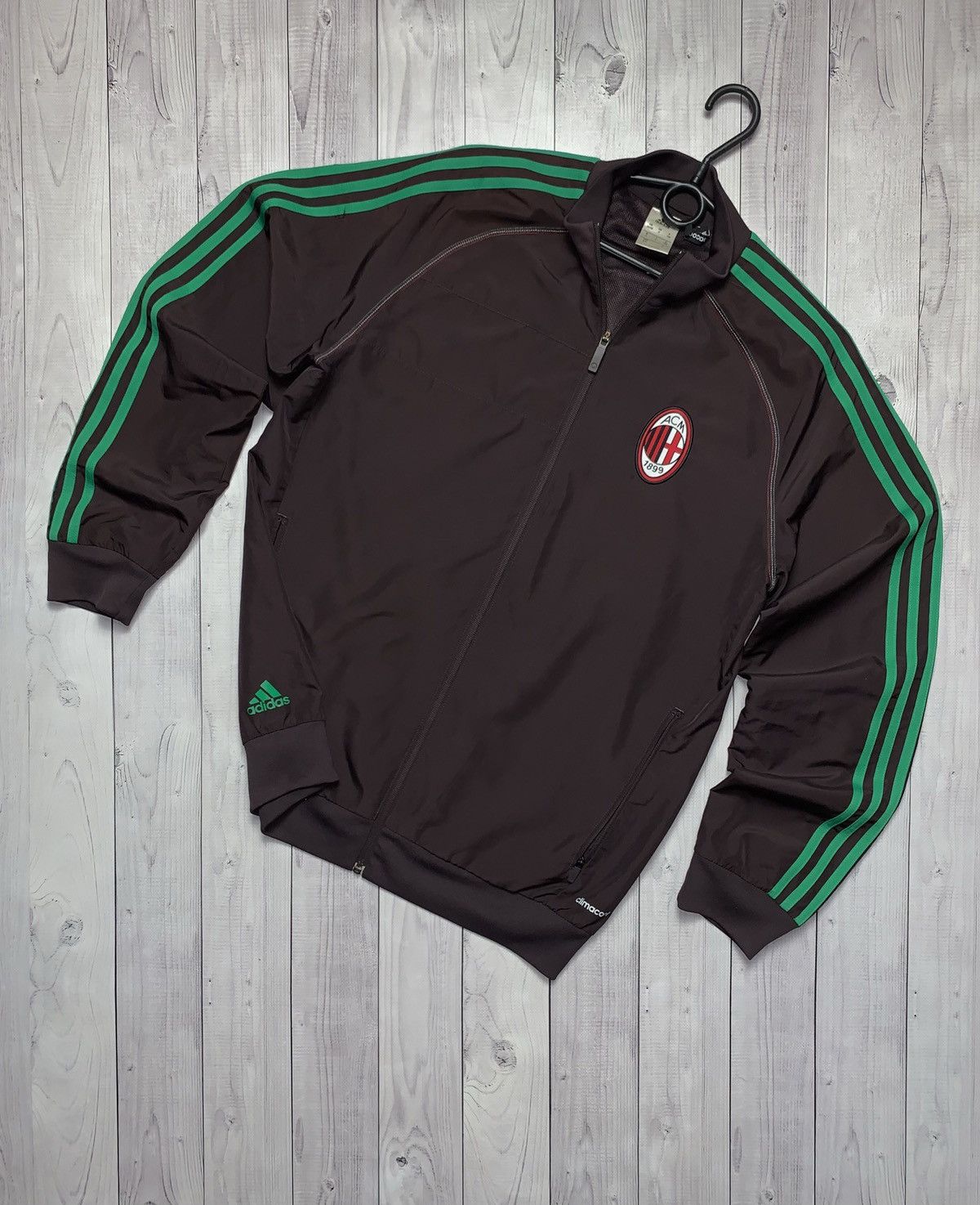 Adidas × Vintage Vintage AC Milan soccer track jacket adidas size S/M Size US S / EU 44-46 / 1 - 1 Thumbnail