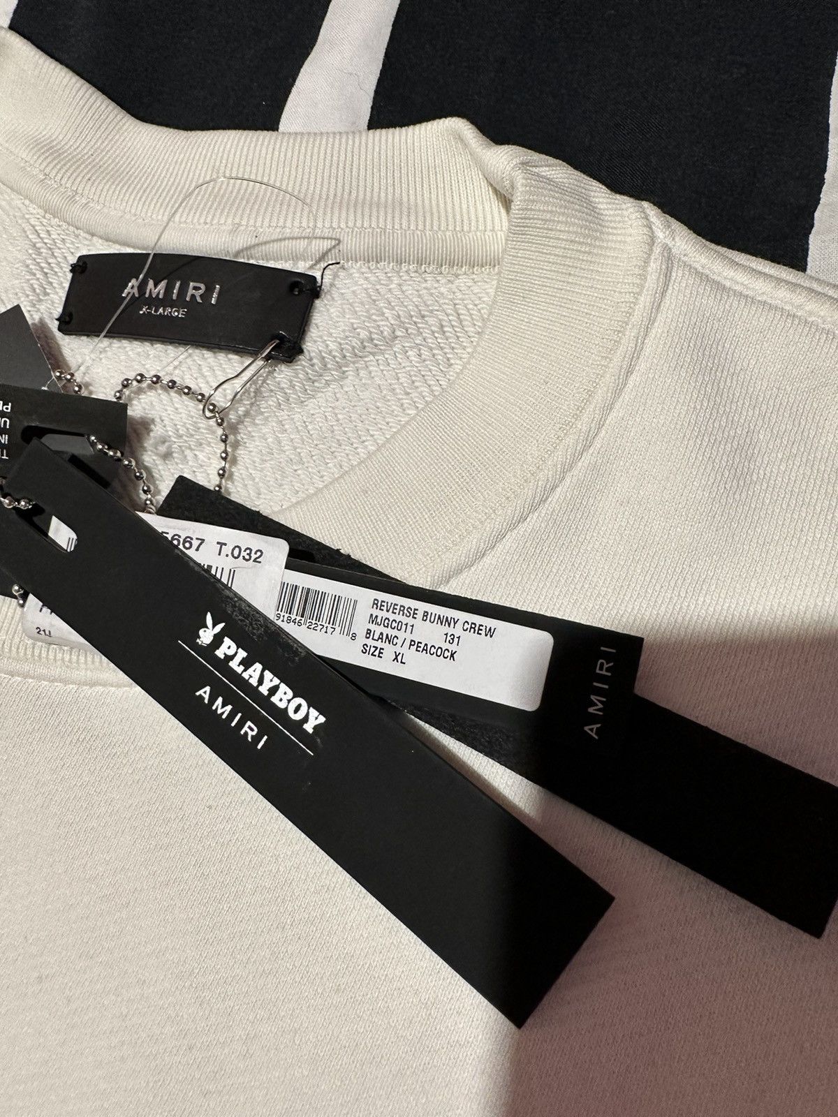 Amiri × Playboy Amiri x playboy revers bunny crew Size US XL / EU 56 / 4 - 6 Thumbnail