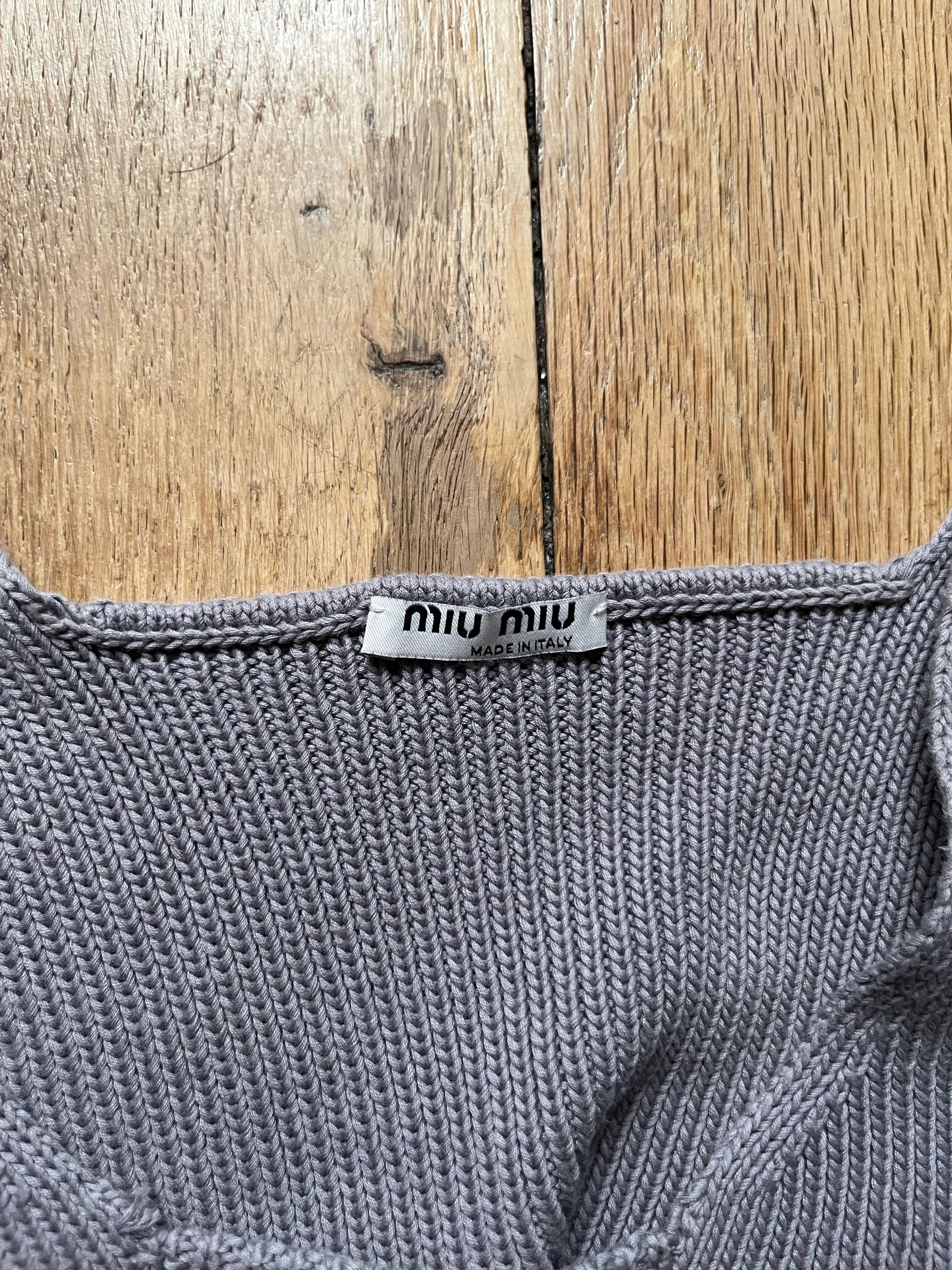 Miu Miu Miu Miu knit tank top Size S / US 4 / IT 40 - 3 Thumbnail