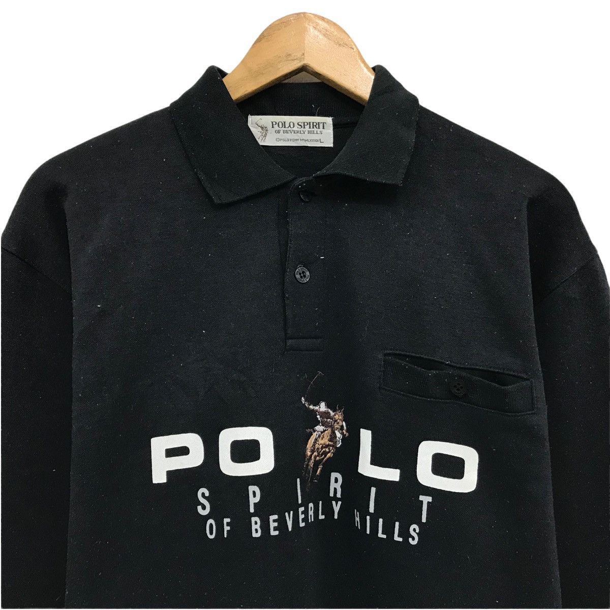 Beverly Hills Polo Club × U.S. Polo Assn. × Vintage Vintage Polo Spirit Beverly Hill Sweatshirt Pullover Jumper Size US M / EU 48-50 / 2 - 2 Thumbnail