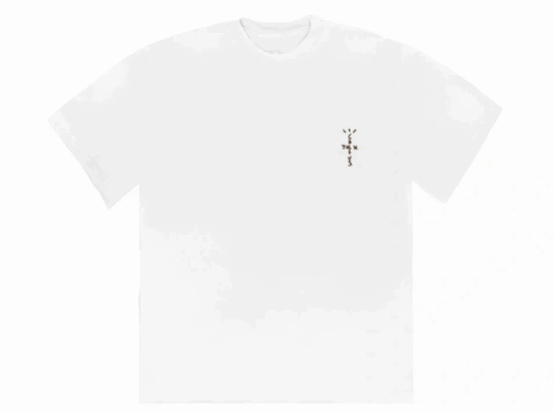 Travis Scott Large Travis Scott CJ White T-Shirt Tee Brown Logo Utopia Size US L / EU 52-54 / 3 - 7 Thumbnail