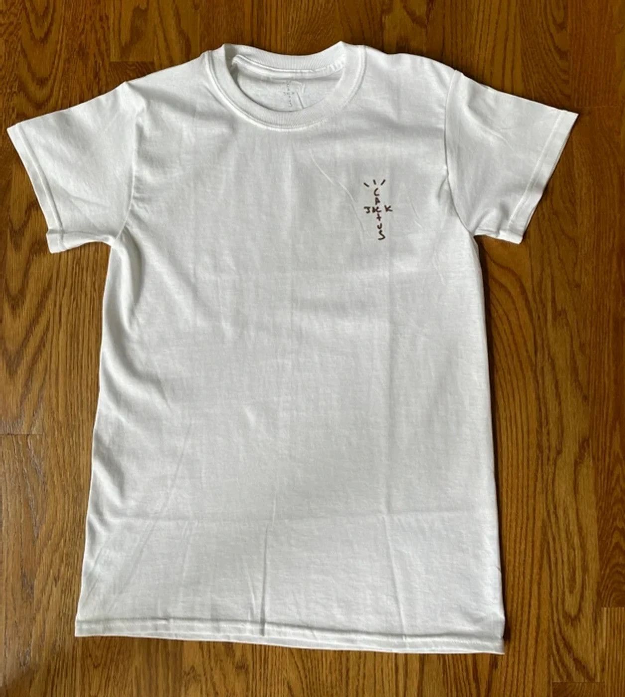 Travis Scott Large Travis Scott CJ White T-Shirt Tee Brown Logo Utopia Size US L / EU 52-54 / 3 - 2 Thumbnail