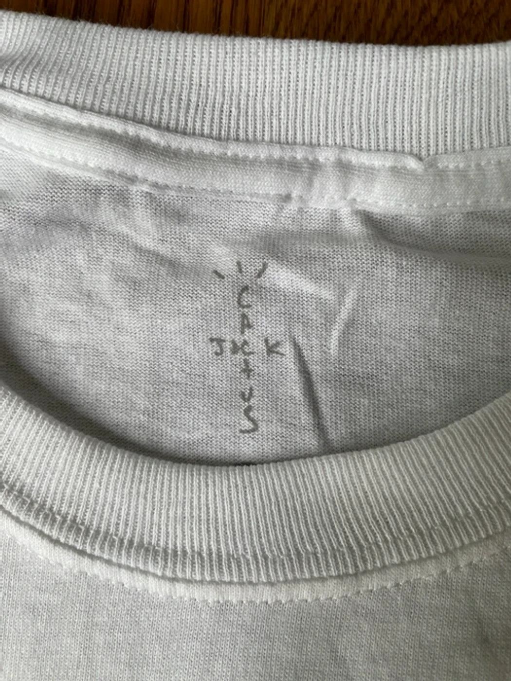 Travis Scott Small Travis Scott CJ White T-Shirt Tee Brown Logo Utopia Size US S / EU 44-46 / 1 - 4 Thumbnail