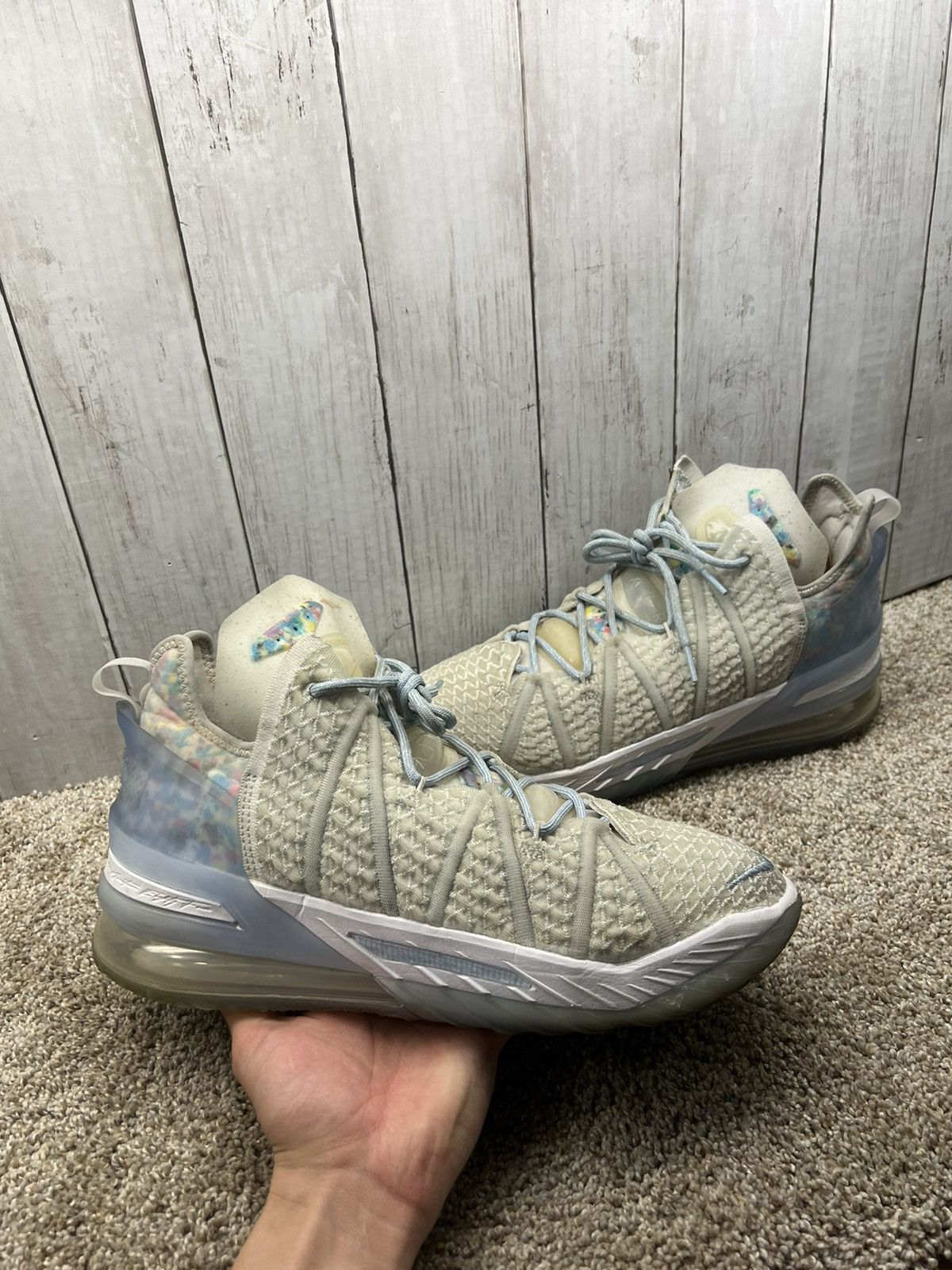 Nike LeBron 18 XVIII Play for the White Men's Size 11 s