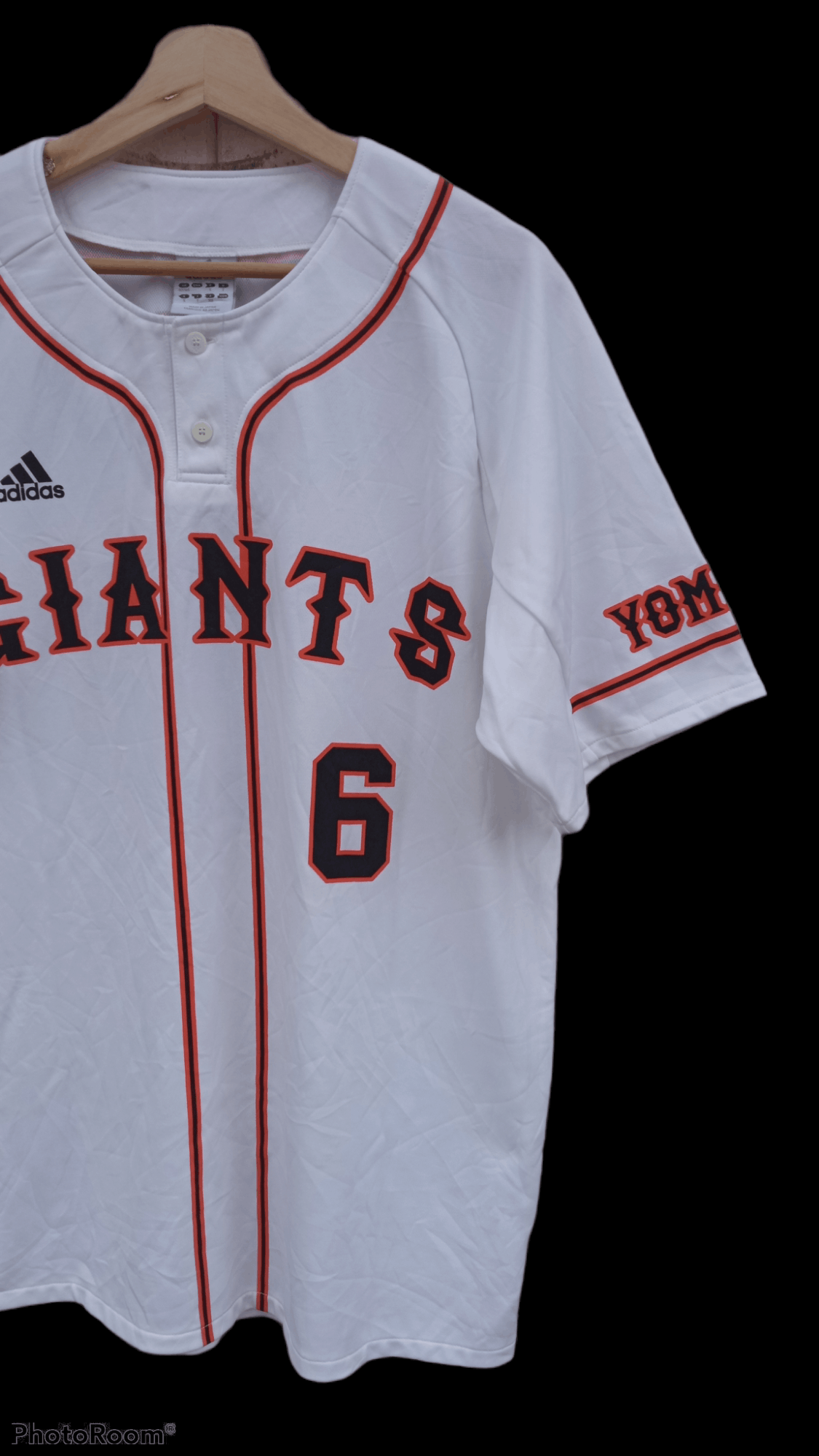 Adidas × MLB × Vintage 🔥🔥MLB x Adidas Yomiuri Giants Baseball Jersey Size US L / EU 52-54 / 3 - 4 Thumbnail