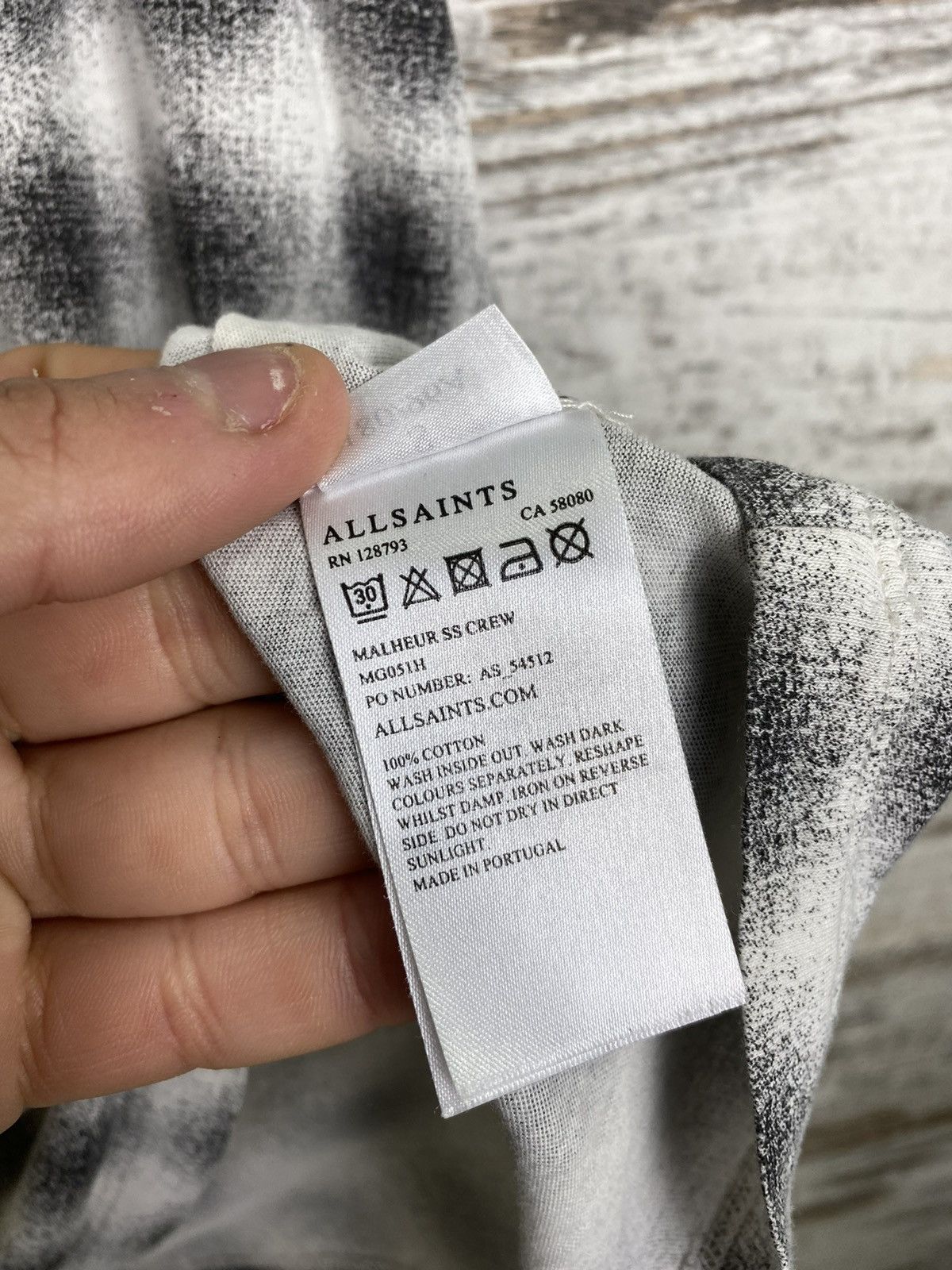 Allsaints × Japanese Brand Mens AllSaints T Shirt SS tee streetwear all saints luxury Size US S / EU 44-46 / 1 - 5 Thumbnail