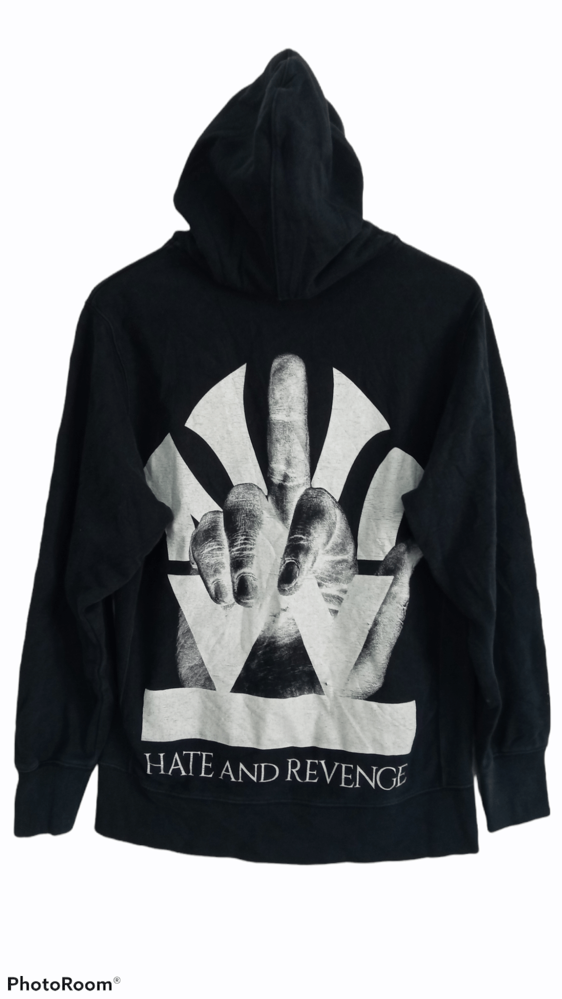 Japanese Brand × Vintage 🔥🔥W N.Y.C Hate and Revenge Hoodie Size US M / EU 48-50 / 2 - 1 Thumbnail