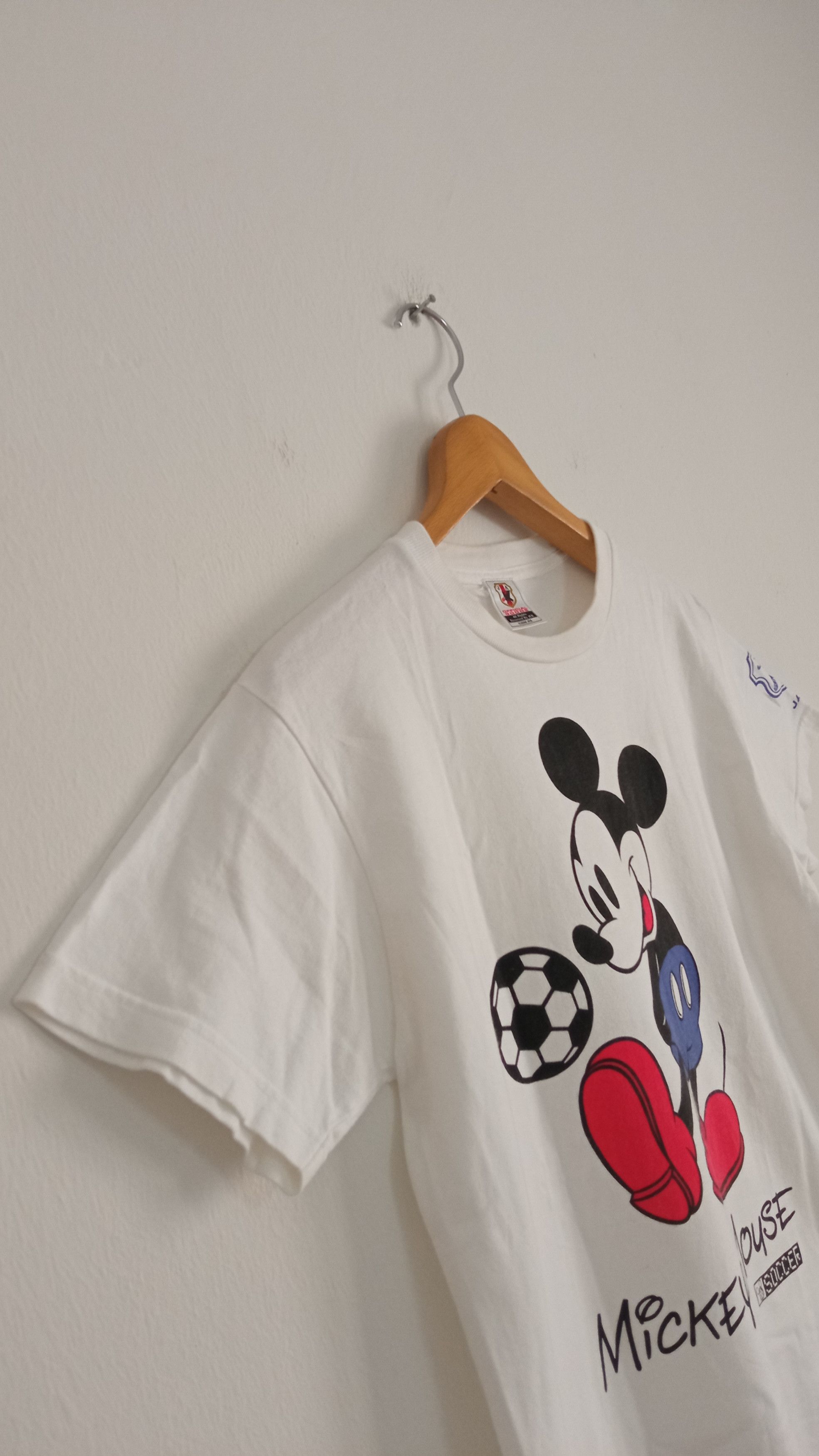 Japanese Brand × Mickey Mouse × Vintage 🔥🔥JFA x Disney Mickey Mouse Samurai Blue T-Shirt Size US S / EU 44-46 / 1 - 7 Thumbnail