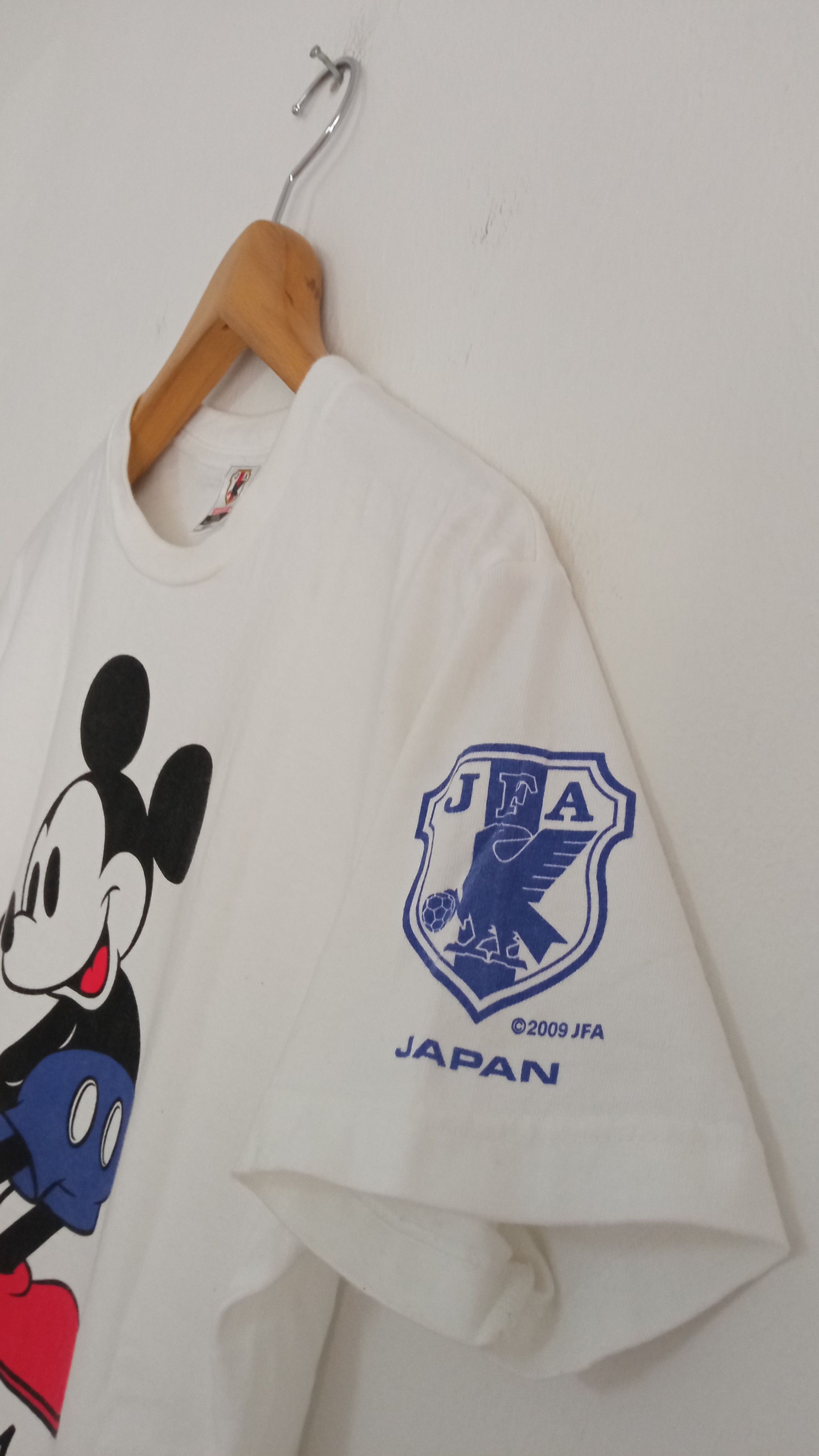Japanese Brand × Mickey Mouse × Vintage 🔥🔥JFA x Disney Mickey Mouse Samurai Blue T-Shirt Size US S / EU 44-46 / 1 - 10 Thumbnail