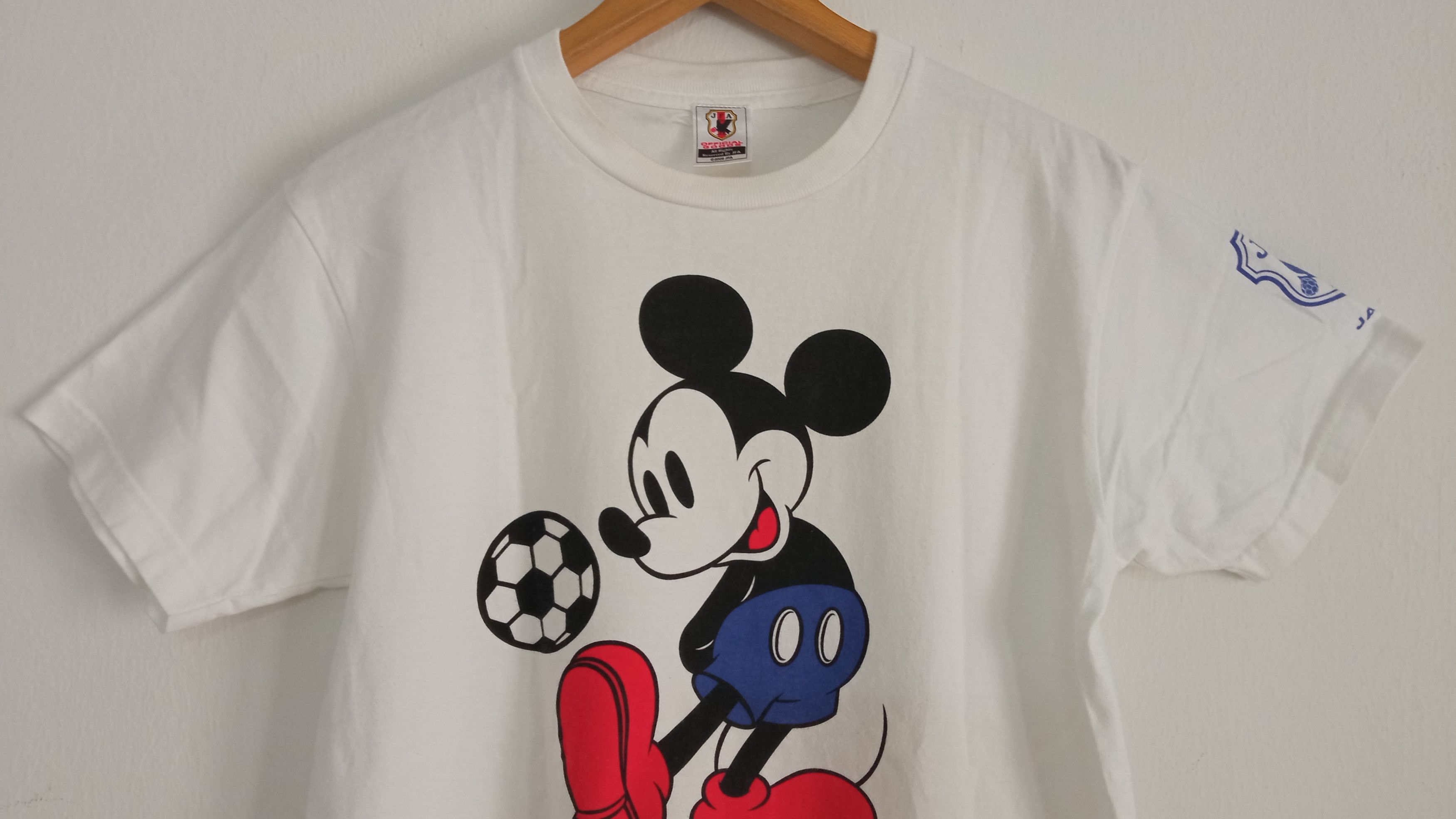 Japanese Brand × Mickey Mouse × Vintage 🔥🔥JFA x Disney Mickey Mouse Samurai Blue T-Shirt Size US S / EU 44-46 / 1 - 11 Thumbnail