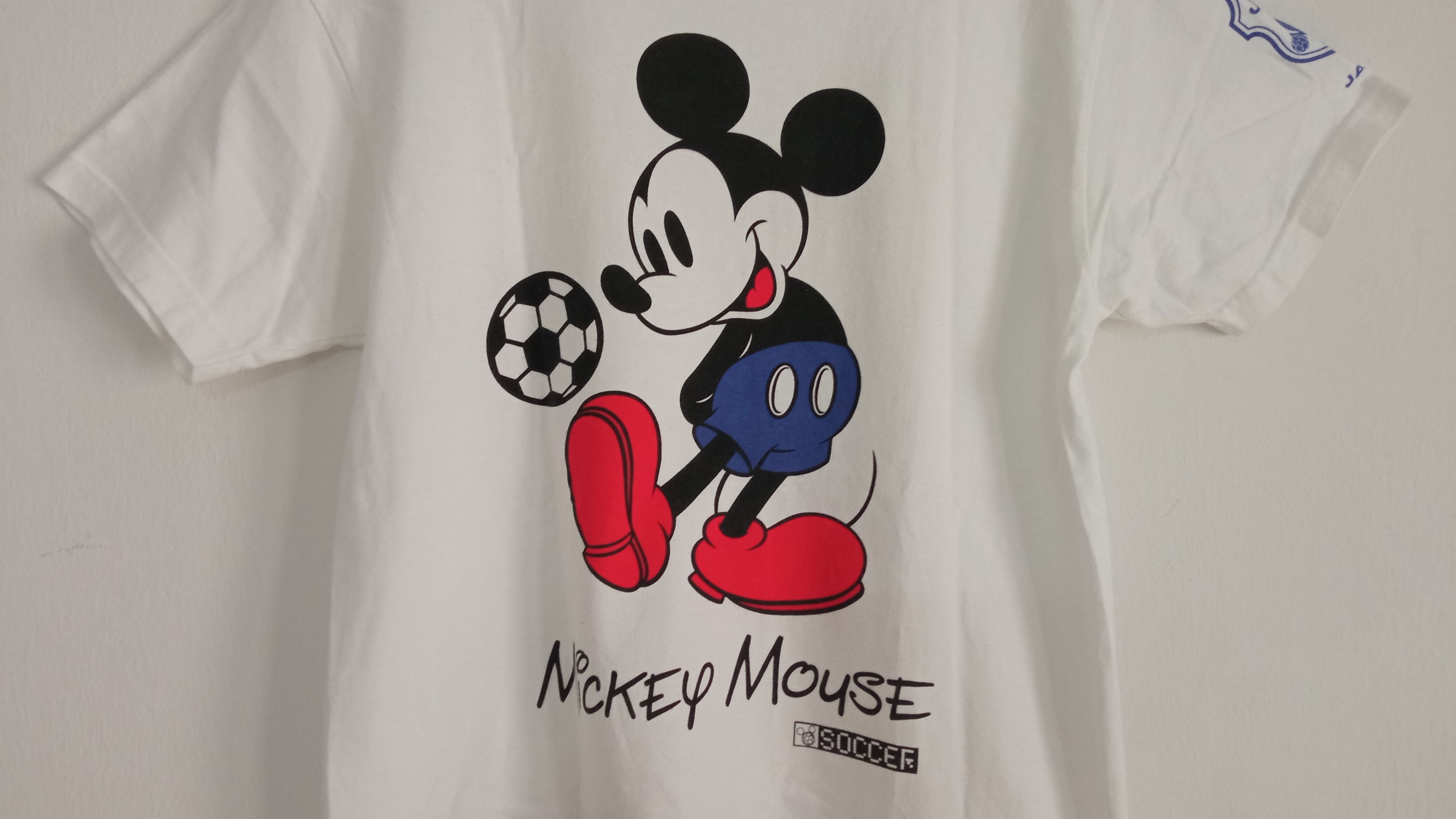 Japanese Brand × Mickey Mouse × Vintage 🔥🔥JFA x Disney Mickey Mouse Samurai Blue T-Shirt Size US S / EU 44-46 / 1 - 12 Thumbnail