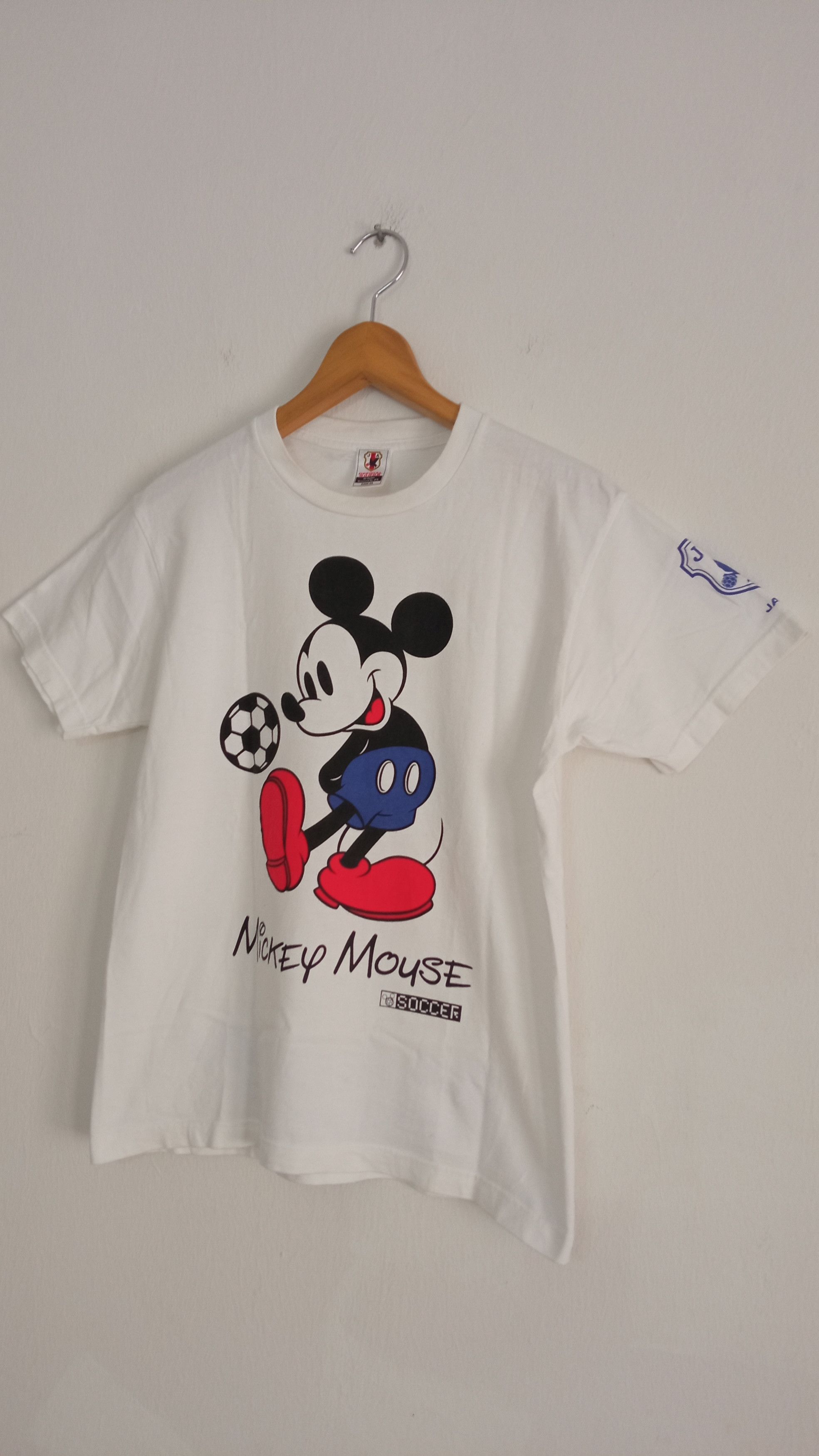 Japanese Brand × Mickey Mouse × Vintage 🔥🔥JFA x Disney Mickey Mouse Samurai Blue T-Shirt Size US S / EU 44-46 / 1 - 3 Thumbnail