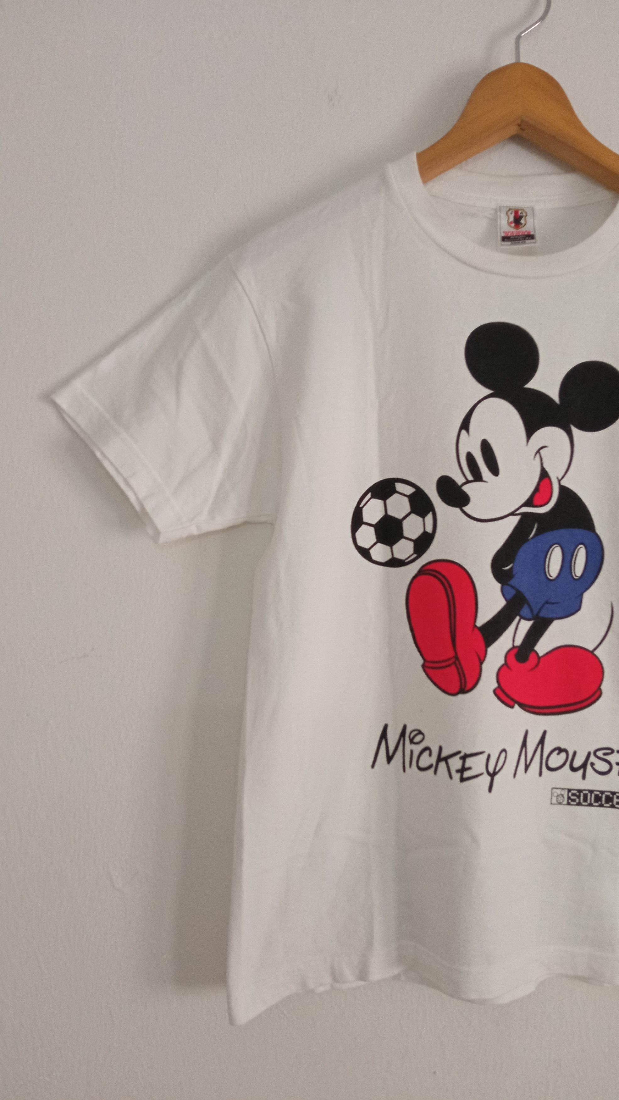 Japanese Brand × Mickey Mouse × Vintage 🔥🔥JFA x Disney Mickey Mouse Samurai Blue T-Shirt Size US S / EU 44-46 / 1 - 4 Thumbnail