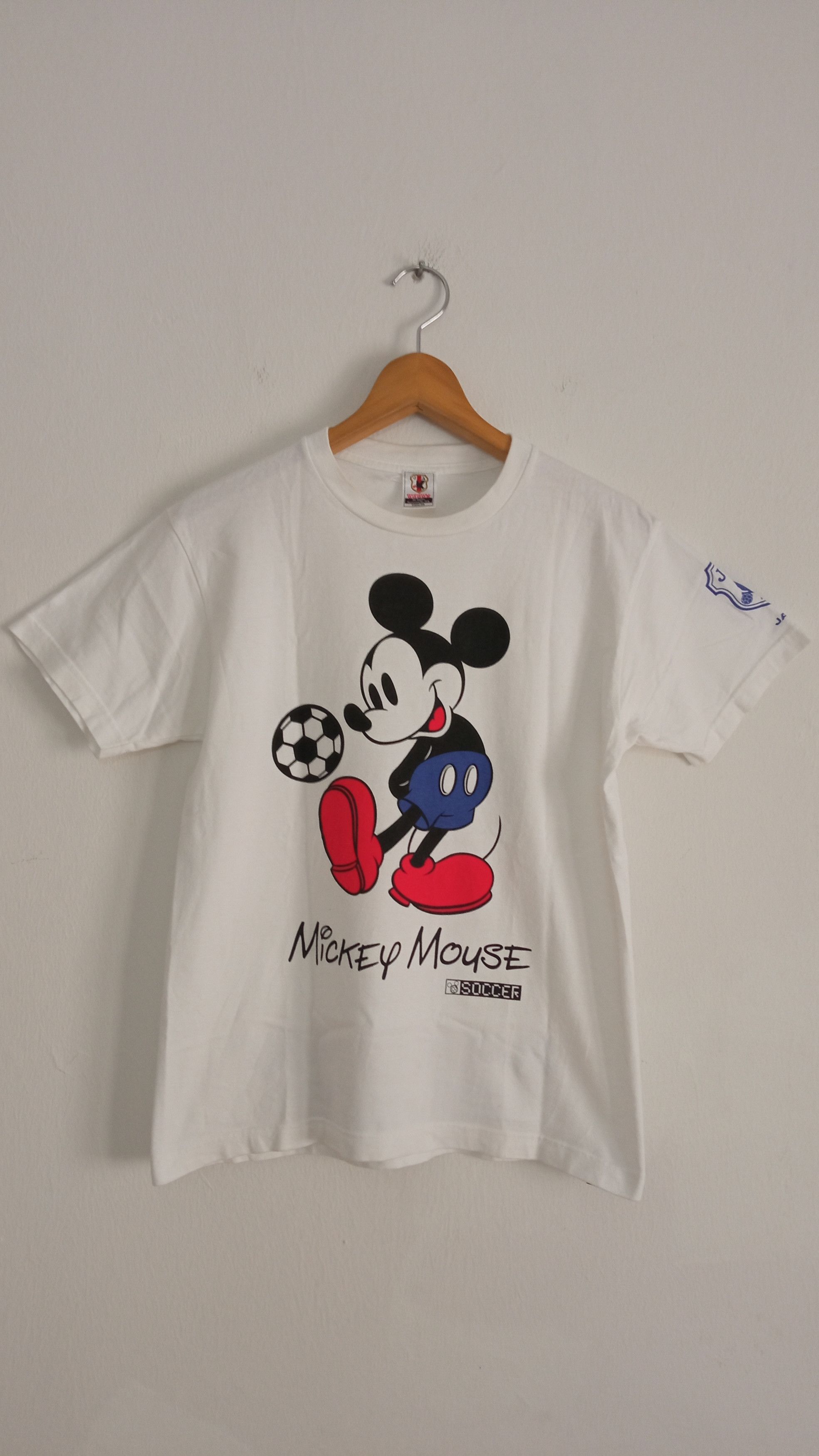 Japanese Brand × Mickey Mouse × Vintage 🔥🔥JFA x Disney Mickey Mouse Samurai Blue T-Shirt Size US S / EU 44-46 / 1 - 1 Thumbnail