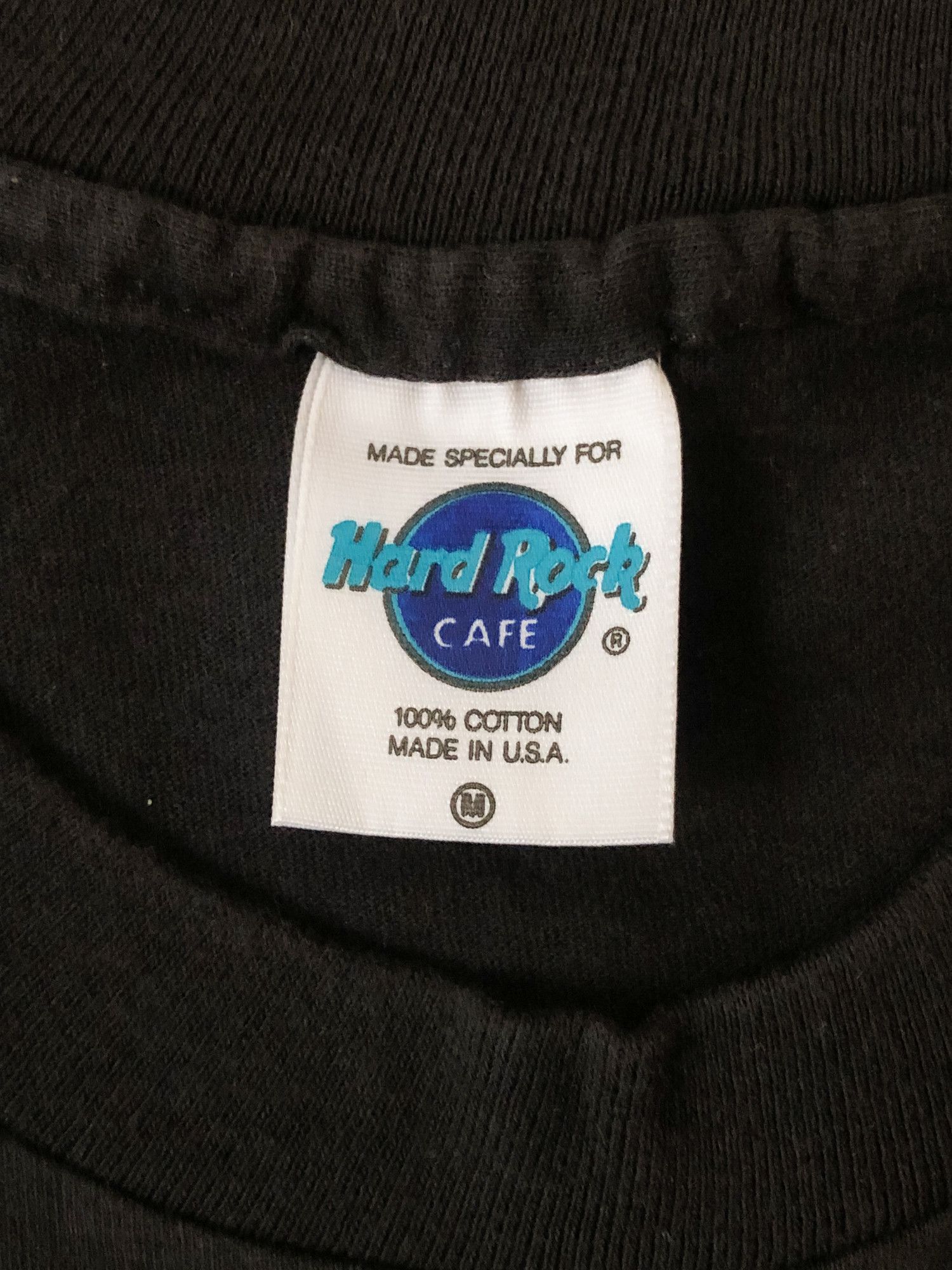 Hard Rock Cafe × Vintage 90s Single Stitch Houston Hard Rock Cafe T-Shirt Size US M / EU 48-50 / 2 - 4 Thumbnail