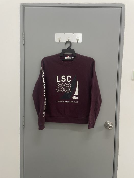 Lacoste sailing club hot sale sweatshirt