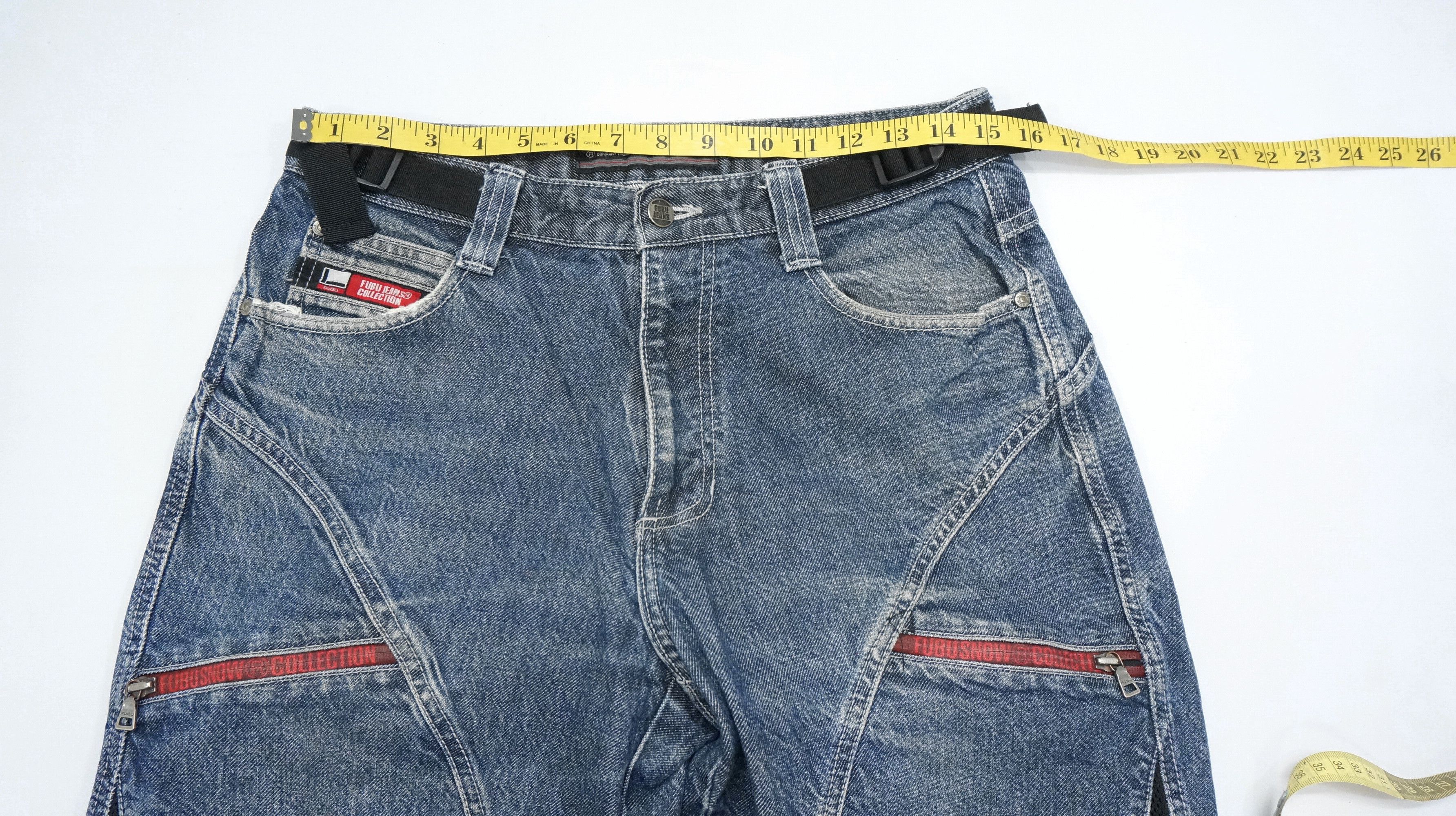 Fubu × Vintage Rare 🔥 FUBU 90s Vintage Denim Pants Size US 30 / EU 46 - 17 Thumbnail