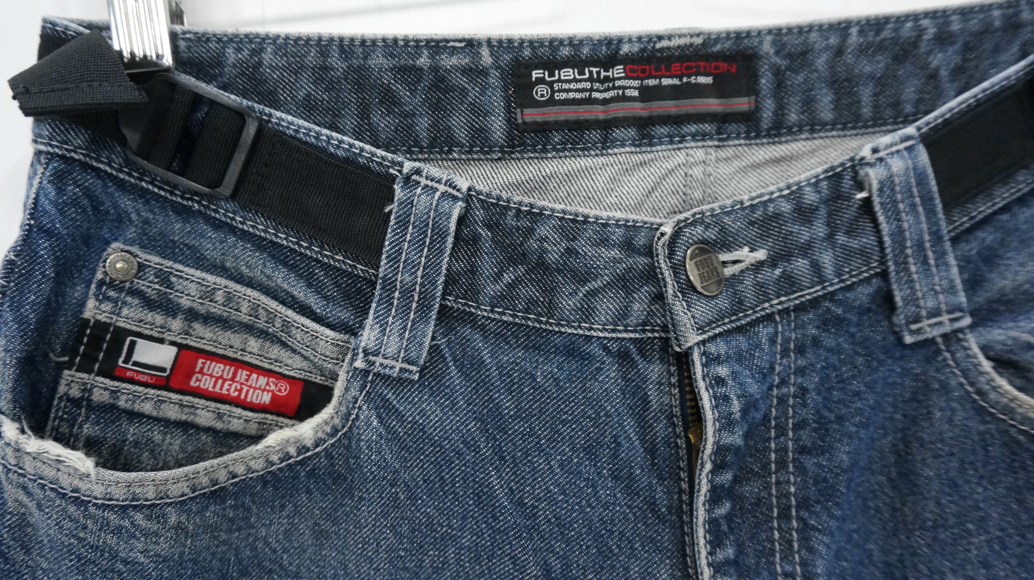 Fubu × Vintage Rare 🔥 FUBU 90s Vintage Denim Pants Size US 30 / EU 46 - 6 Thumbnail