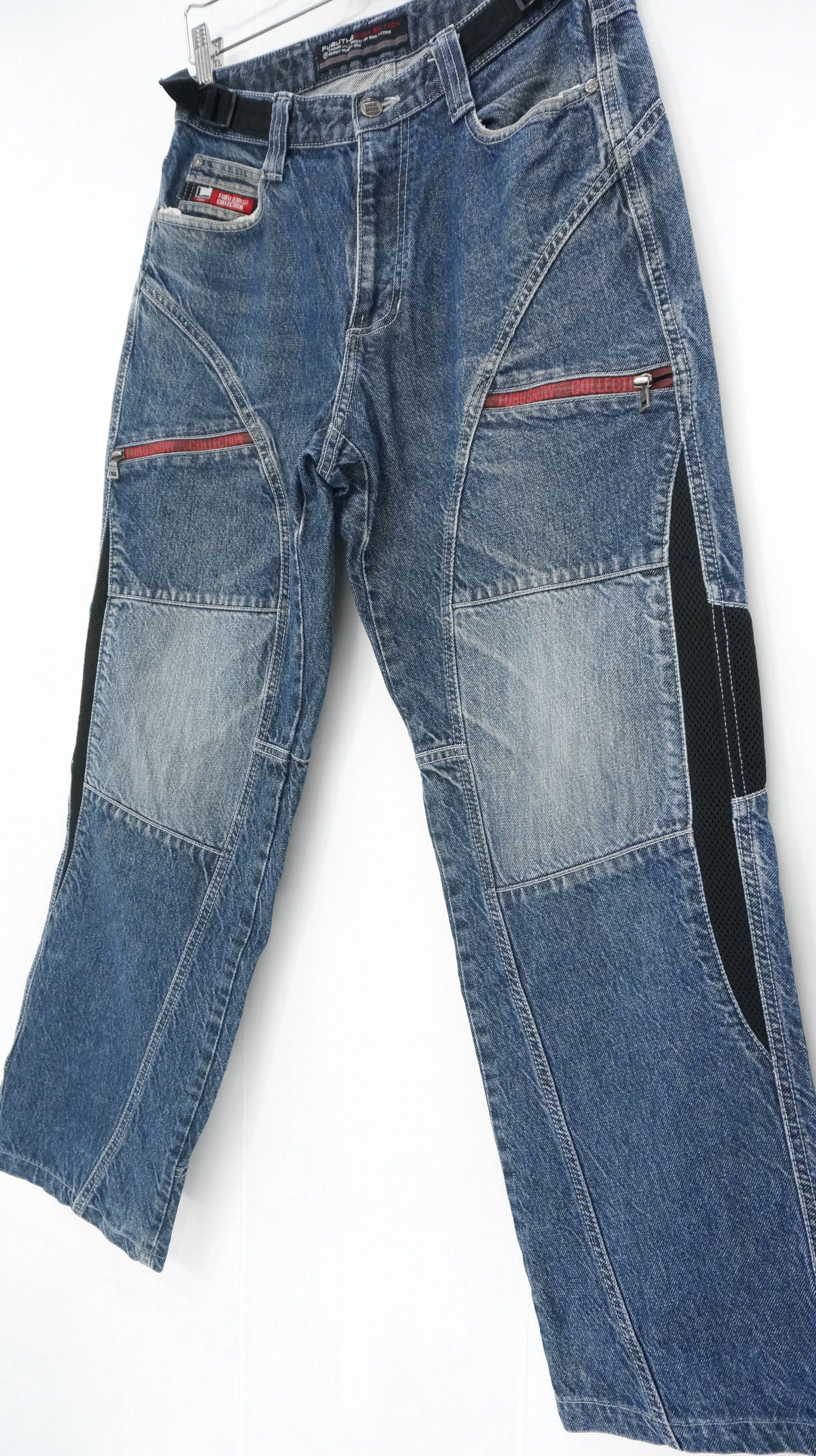 Fubu × Vintage Rare 🔥 FUBU 90s Vintage Denim Pants Size US 30 / EU 46 - 2 Thumbnail