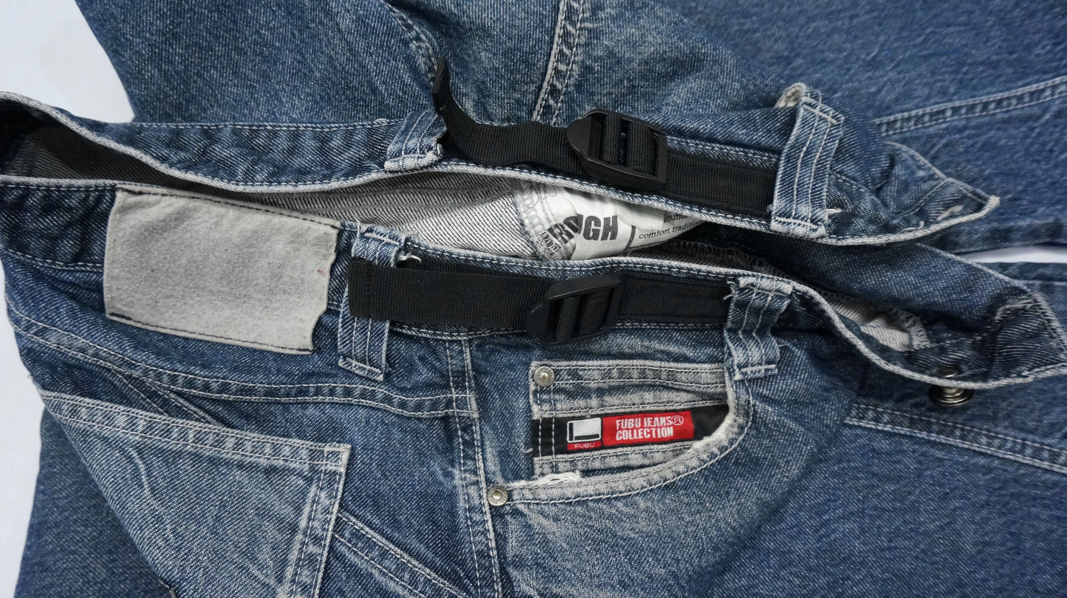 Fubu × Vintage Rare 🔥 FUBU 90s Vintage Denim Pants Size US 30 / EU 46 - 15 Thumbnail