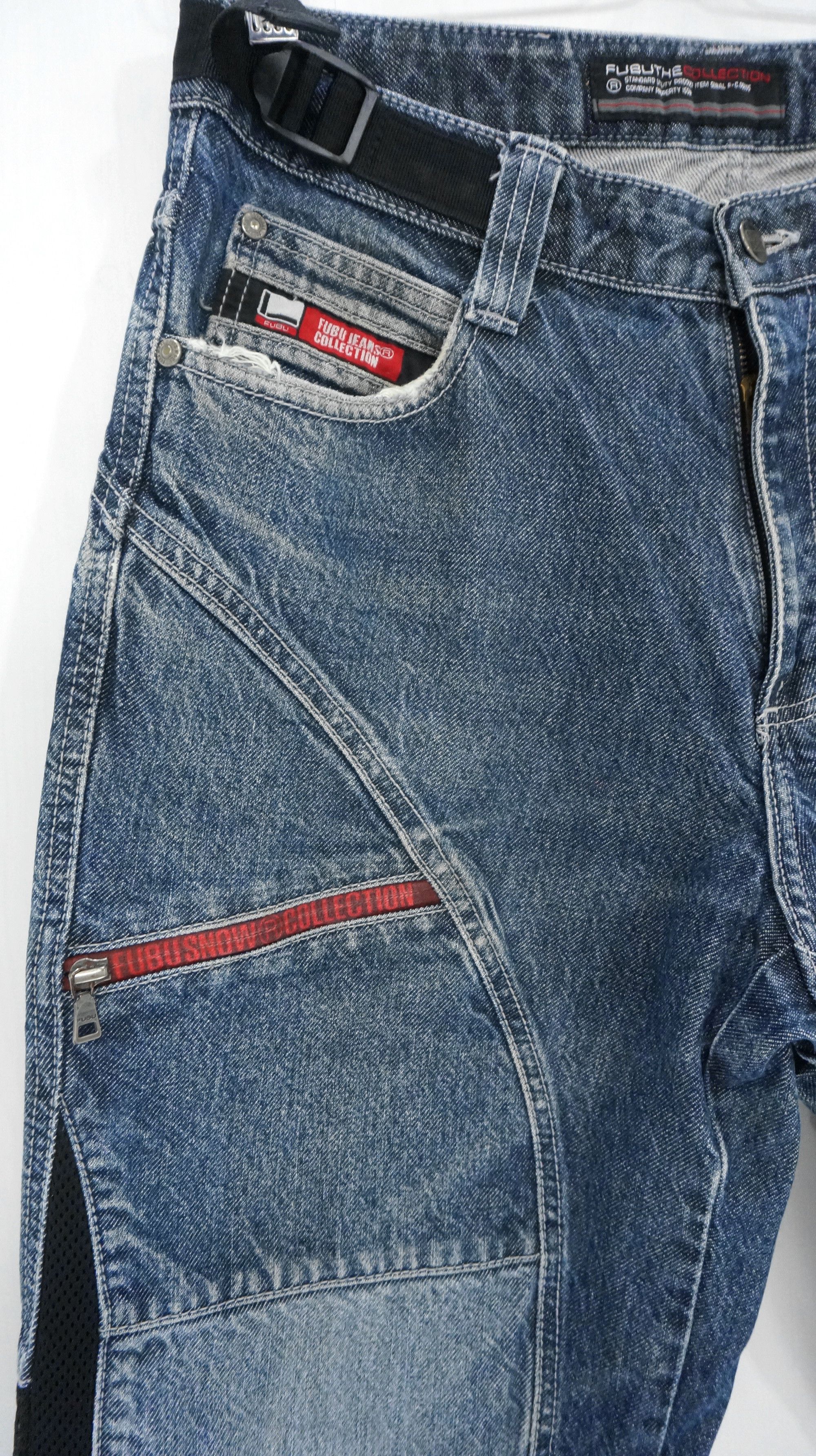 Fubu × Vintage Rare 🔥 FUBU 90s Vintage Denim Pants Size US 30 / EU 46 - 4 Thumbnail
