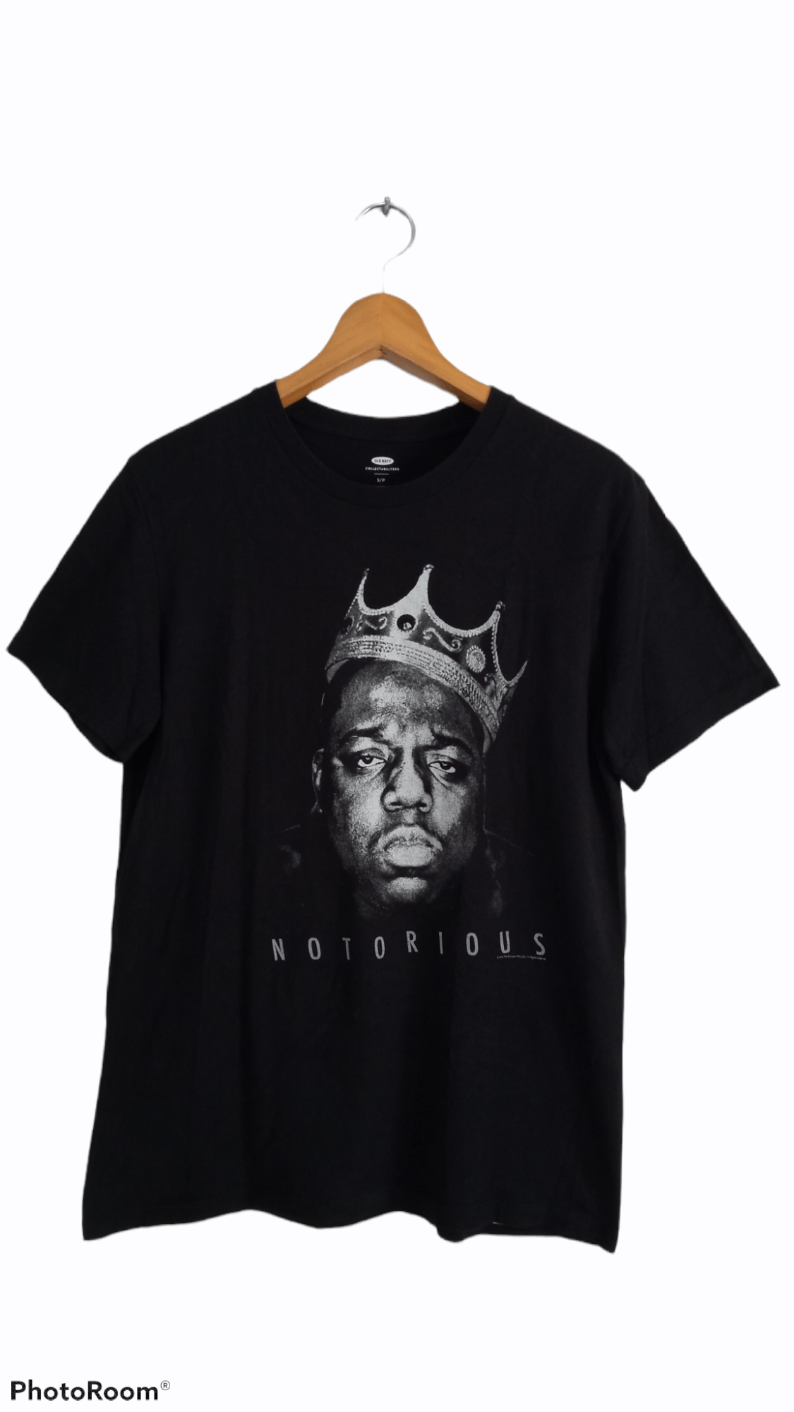 image of The Notorious Big Rappers T-Shirt in Black, Men's (Size Small)