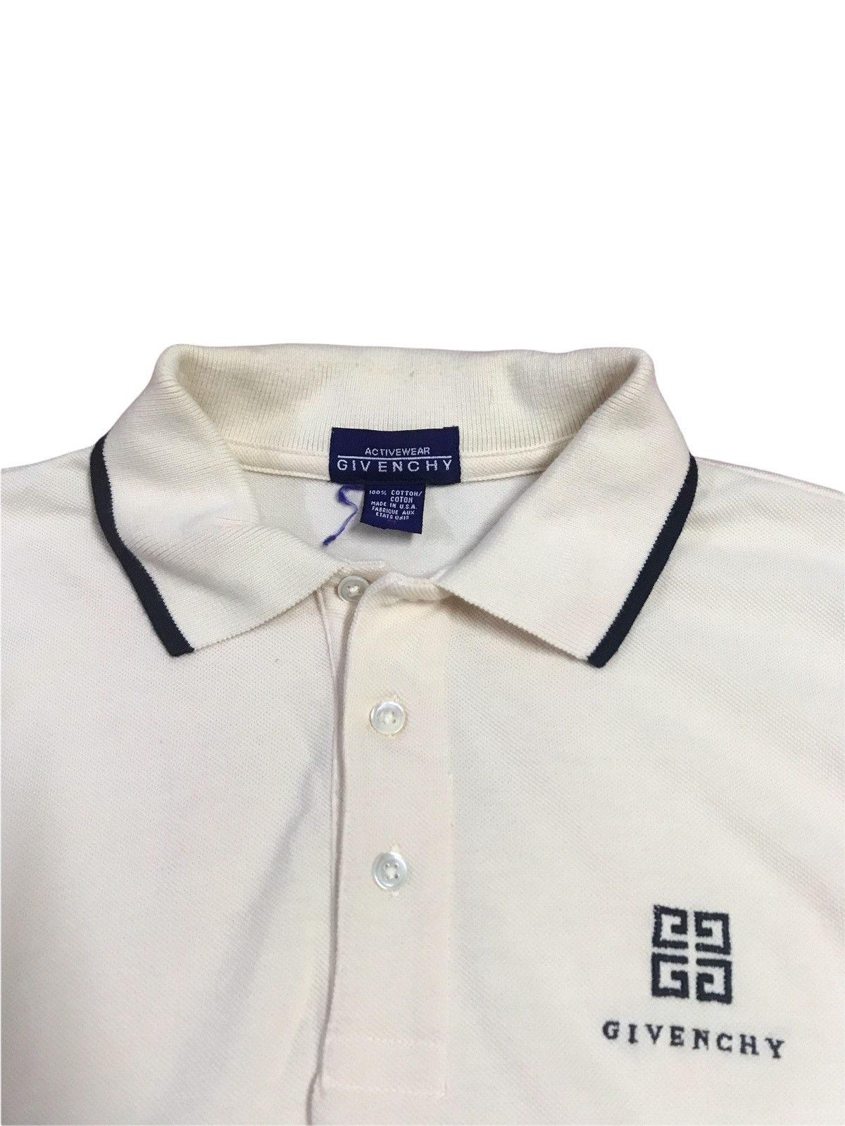 Givenchy Vintage Givenchy Polo Tee Size US M / EU 48-50 / 2 - 2 Thumbnail