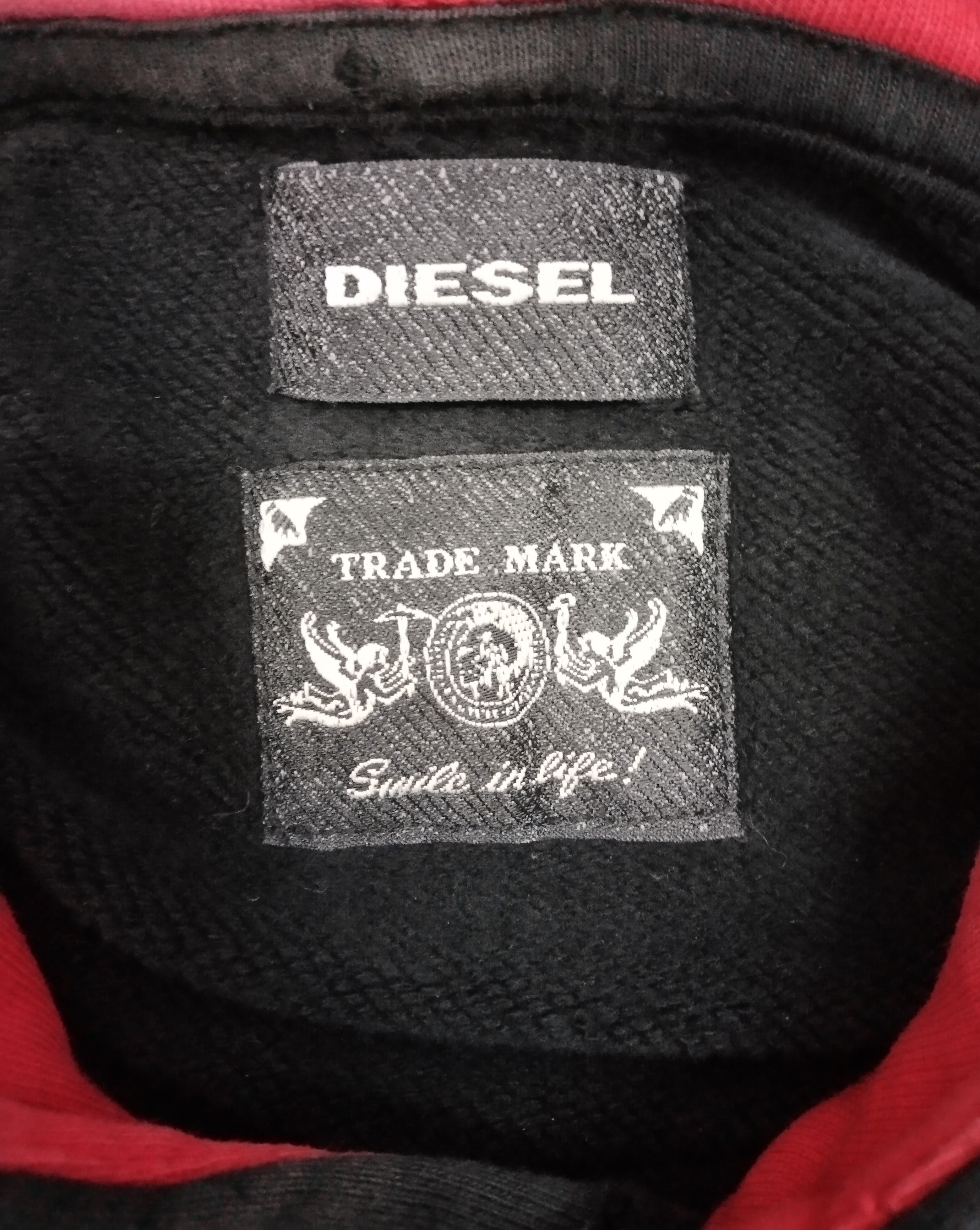 Diesel THRASH HOODIE DIESEL ONLY-THE-BRAVE BLACK FADED Size US M / EU 48-50 / 2 - 14 Thumbnail