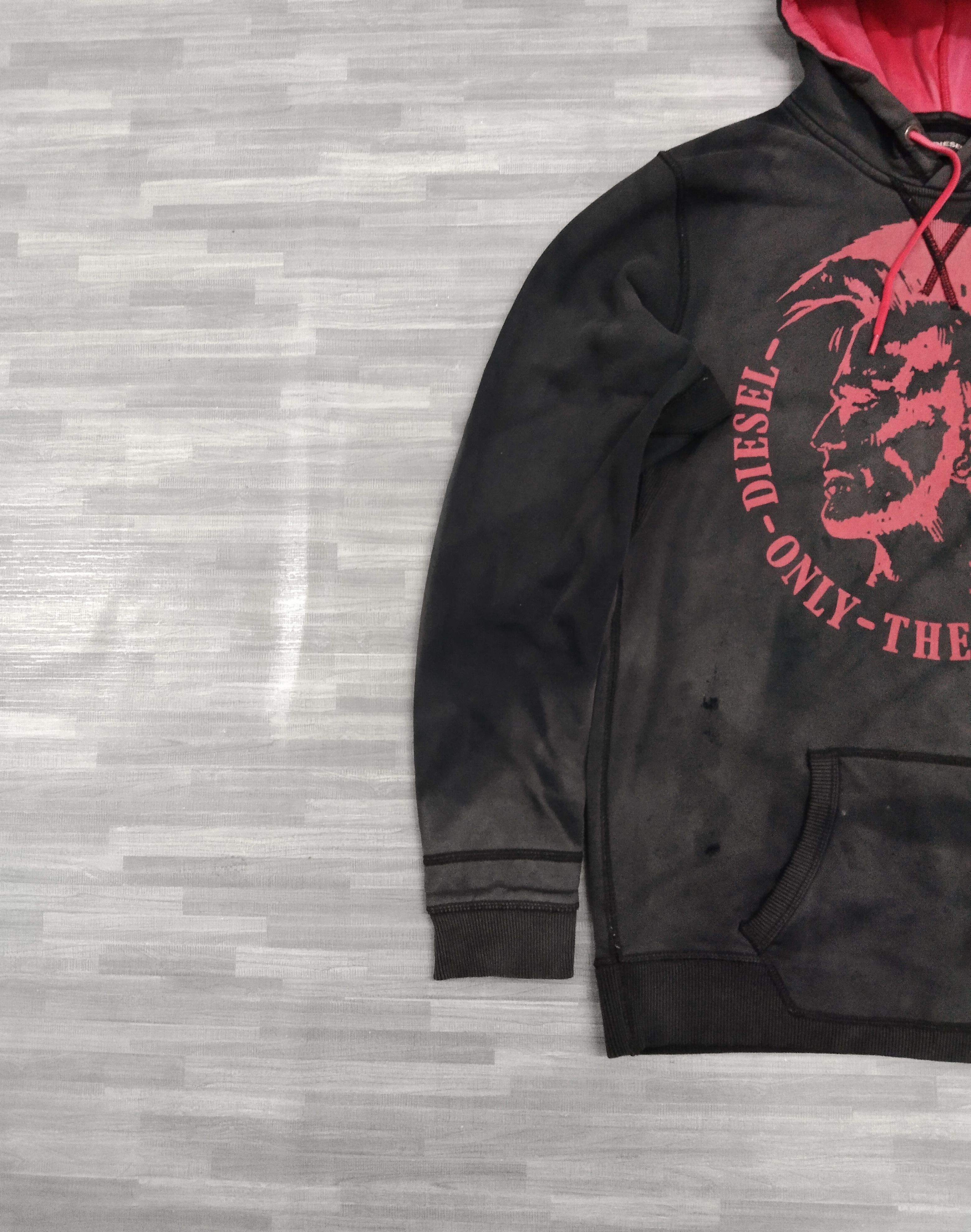 Diesel THRASH HOODIE DIESEL ONLY-THE-BRAVE BLACK FADED Size US M / EU 48-50 / 2 - 4 Thumbnail