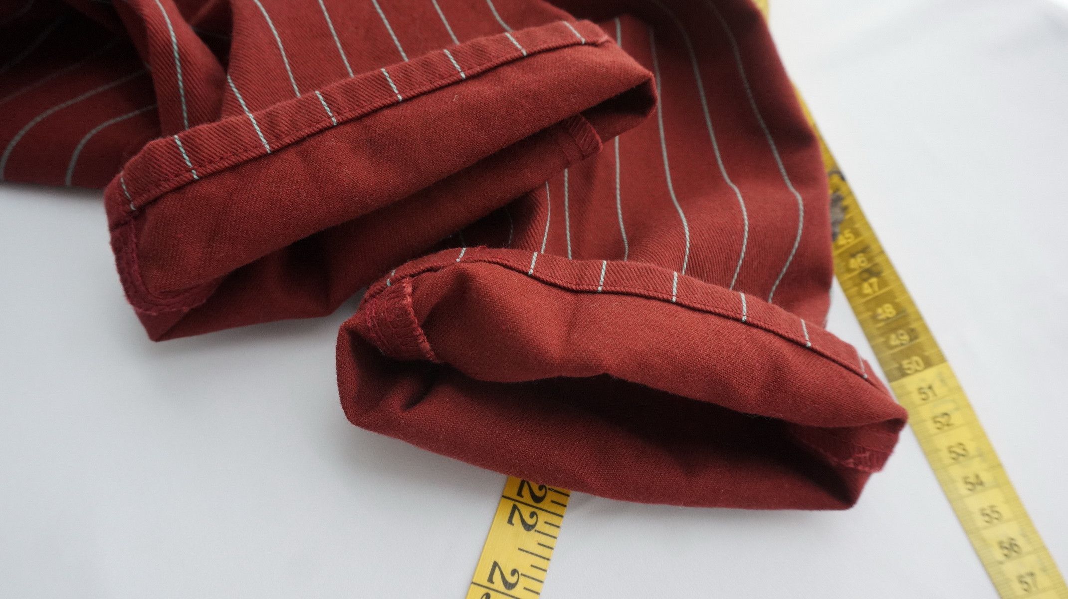 Japanese Brand Rare 90s BISON Japan Striped Light Jeans Size US 26 / EU 42 - 17 Thumbnail
