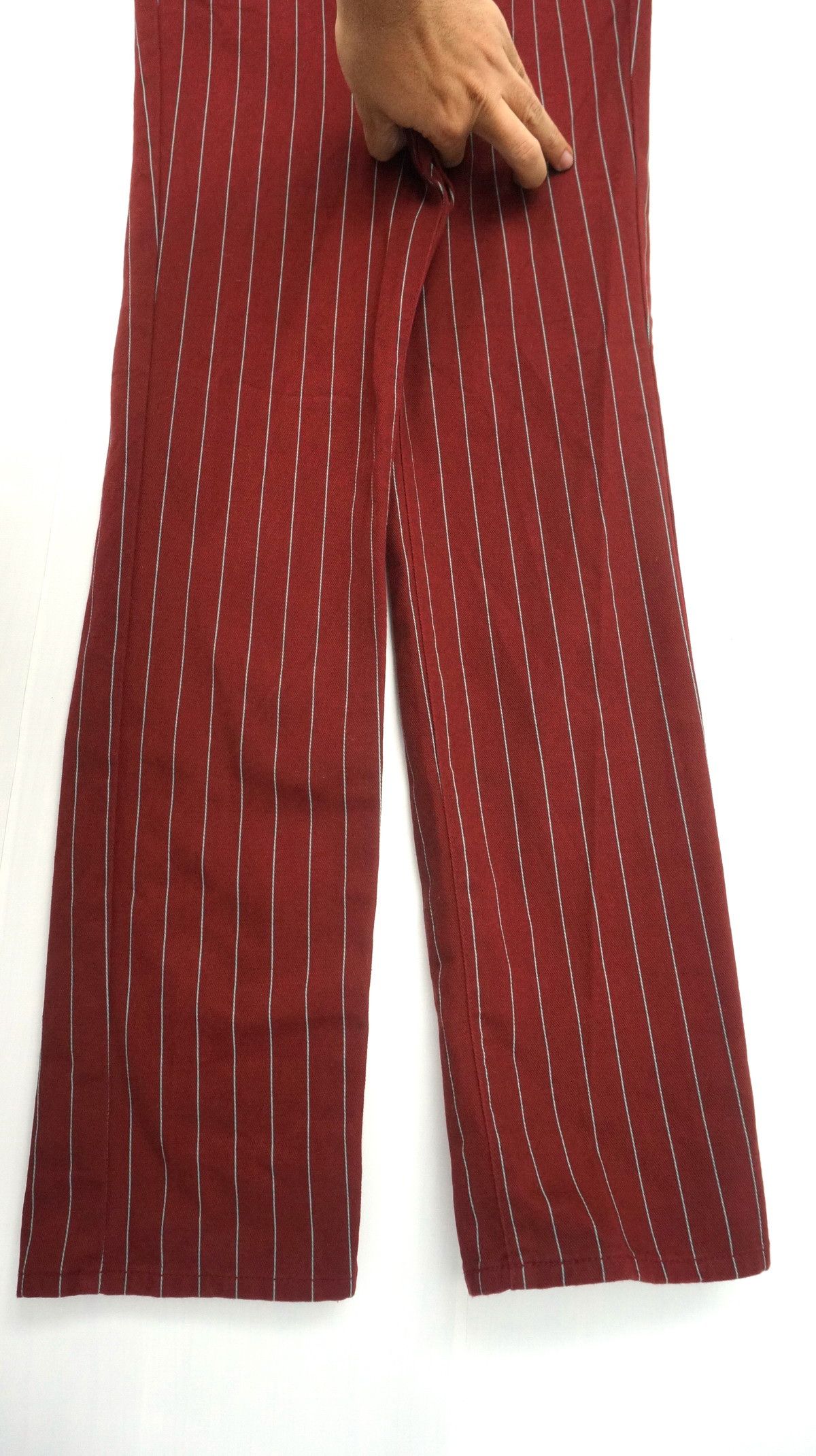 Japanese Brand Rare 90s BISON Japan Striped Light Jeans Size US 26 / EU 42 - 3 Thumbnail