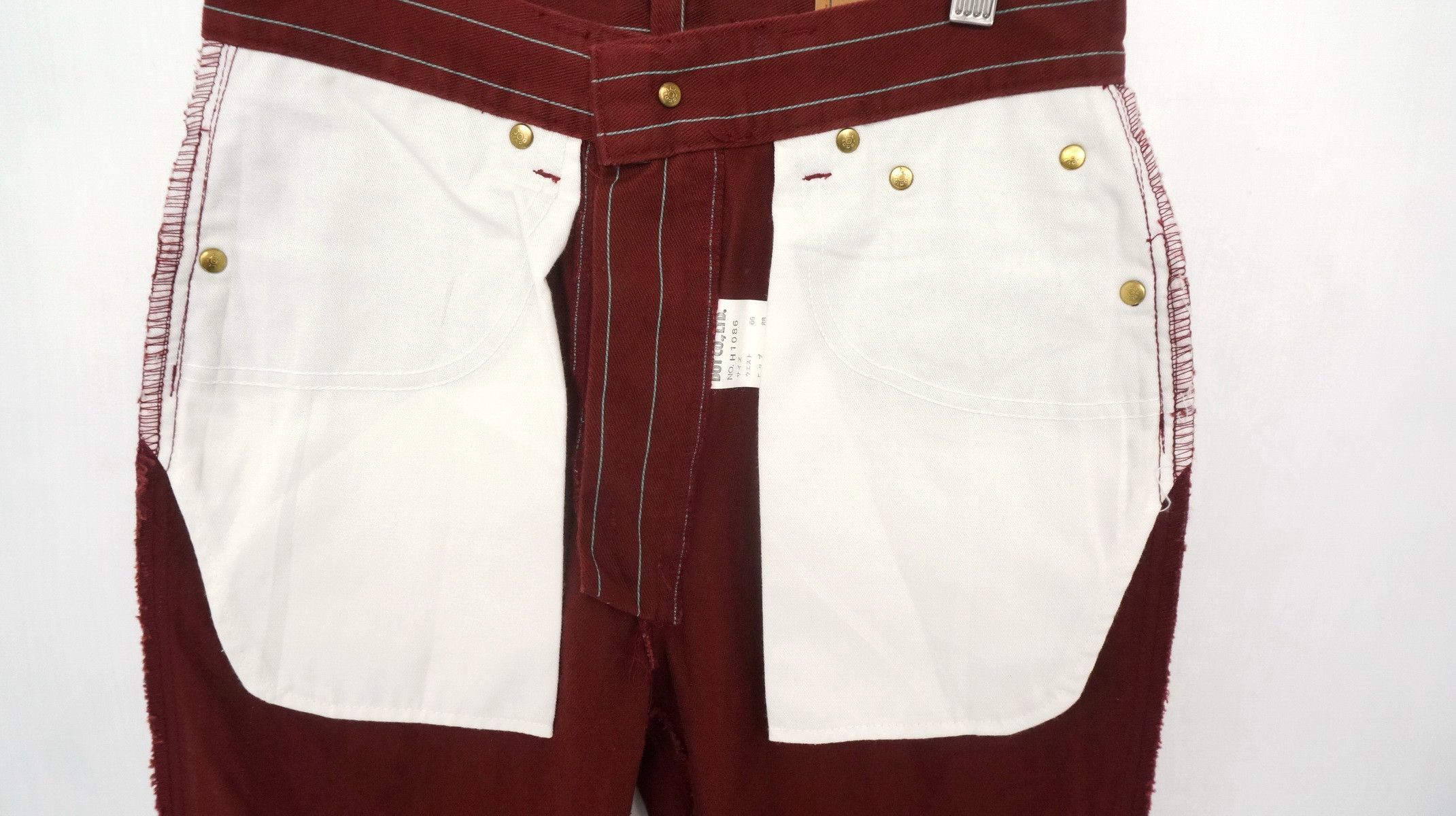 Japanese Brand Rare 90s BISON Japan Striped Light Jeans Size US 26 / EU 42 - 8 Thumbnail