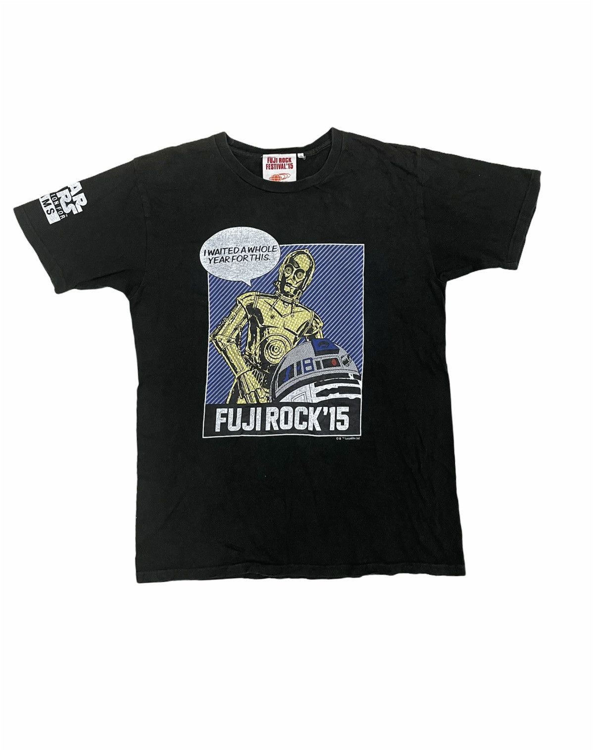 image of Band Tees x Beams Plus Beams X Fuji Rock 15 X Star Wars in Black, Men's (Size Medium)